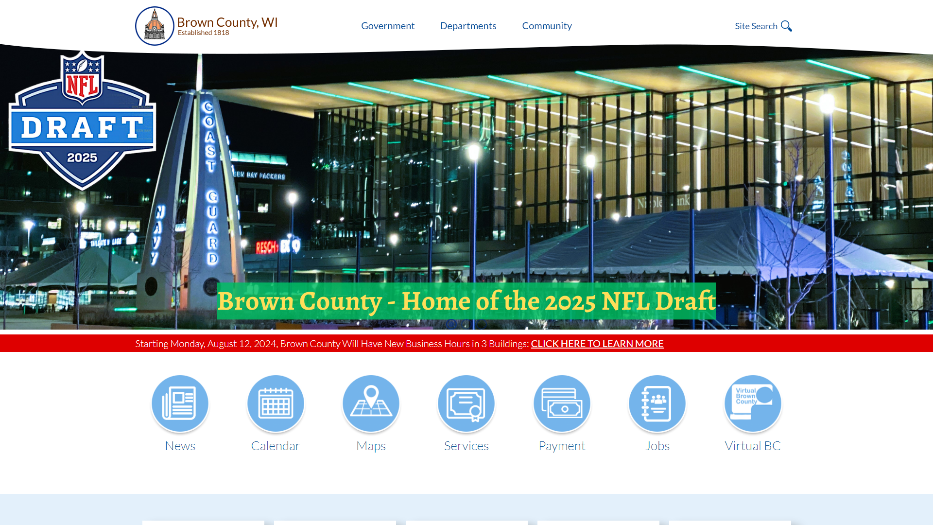 The official website of Brown County, Wisconsin government