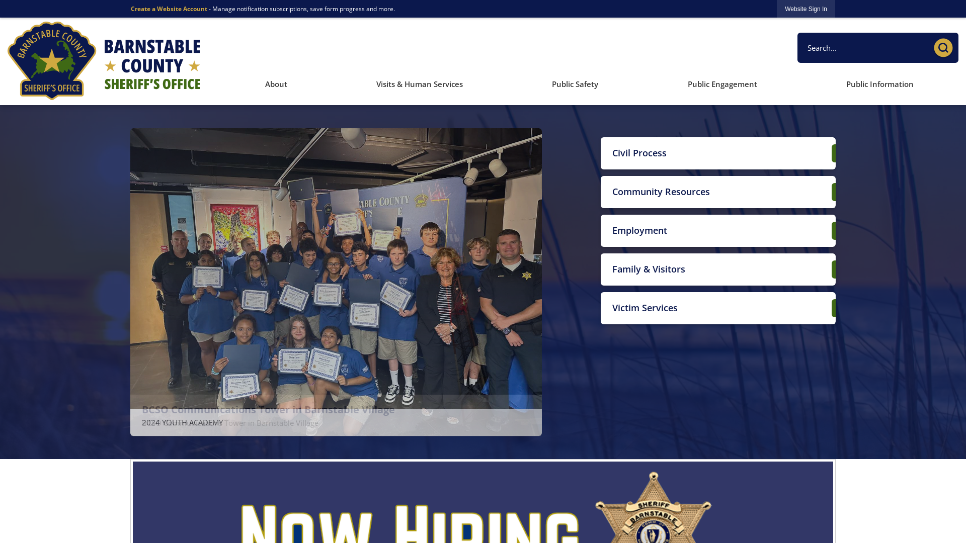 Barnstable County Sheriff, MA | Official Website