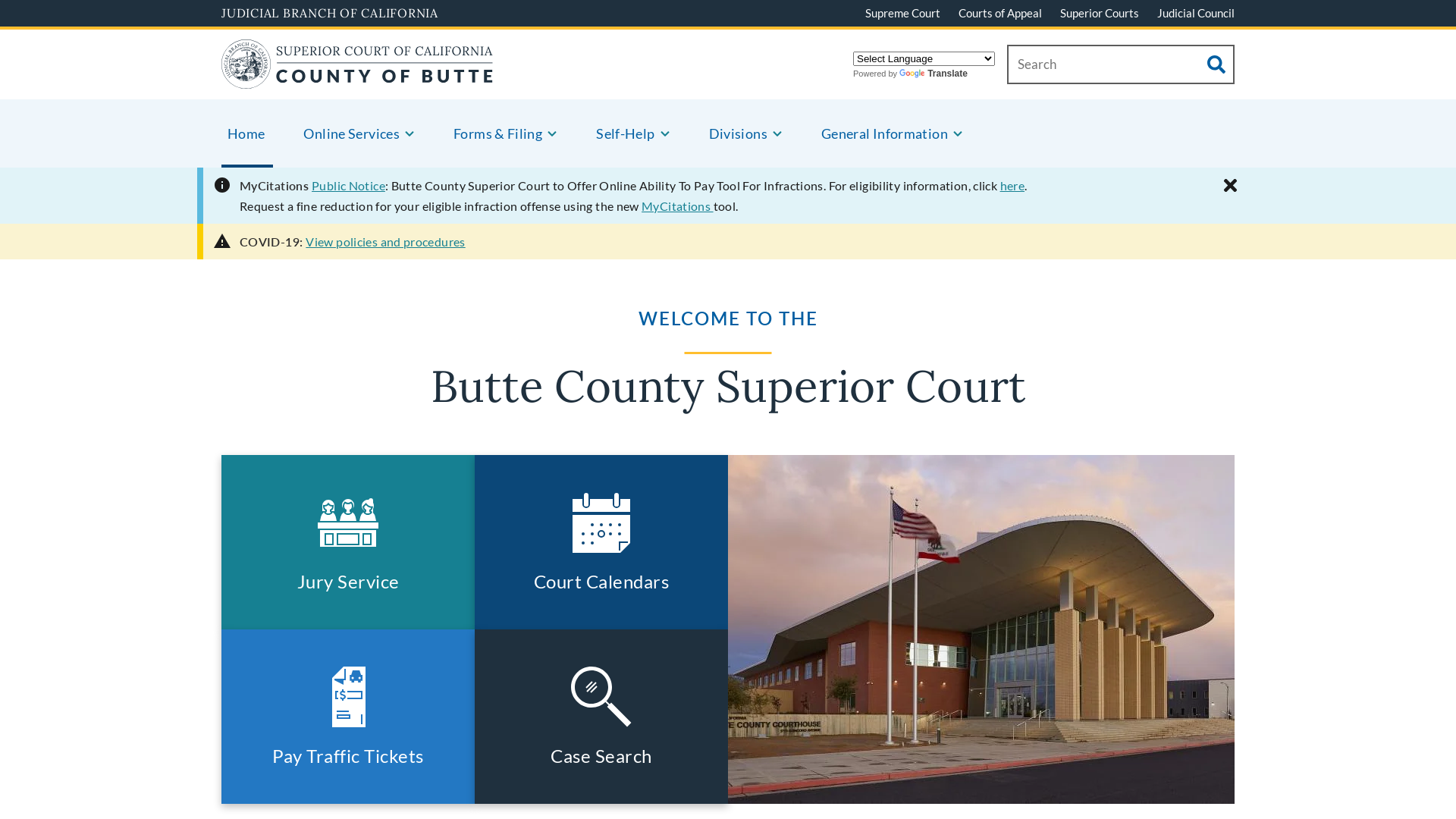 Home | Superior Court of California | County of Butte