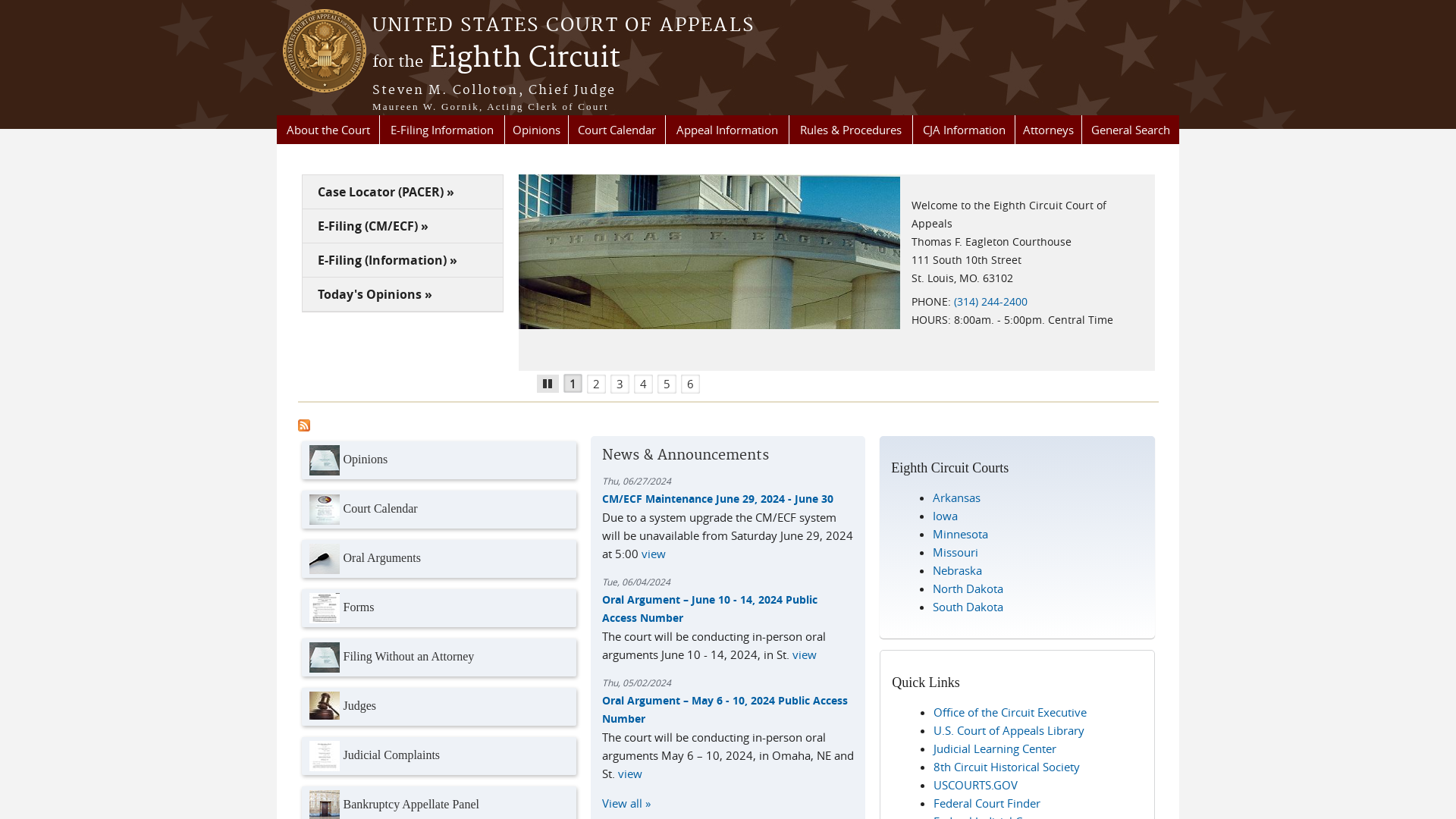 Eighth Circuit | United States Court of Appeals