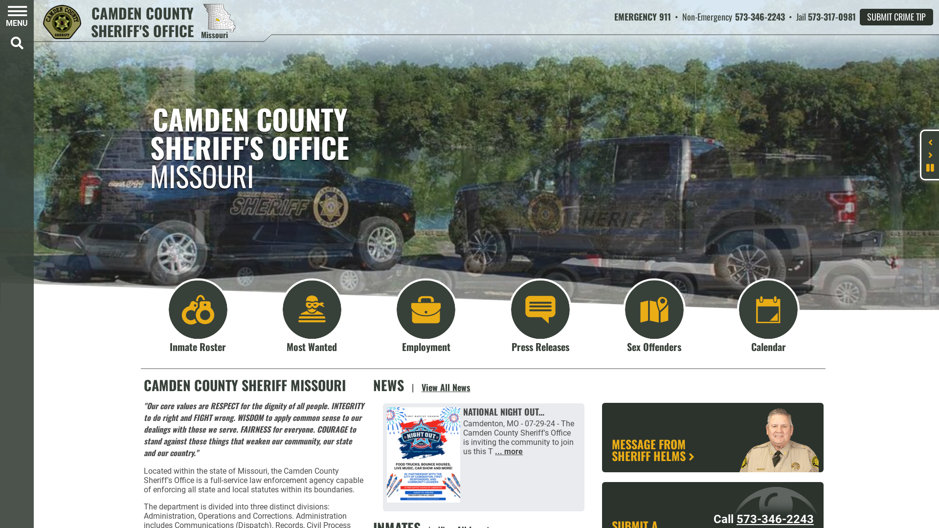 Camden County Missouri Sheriff