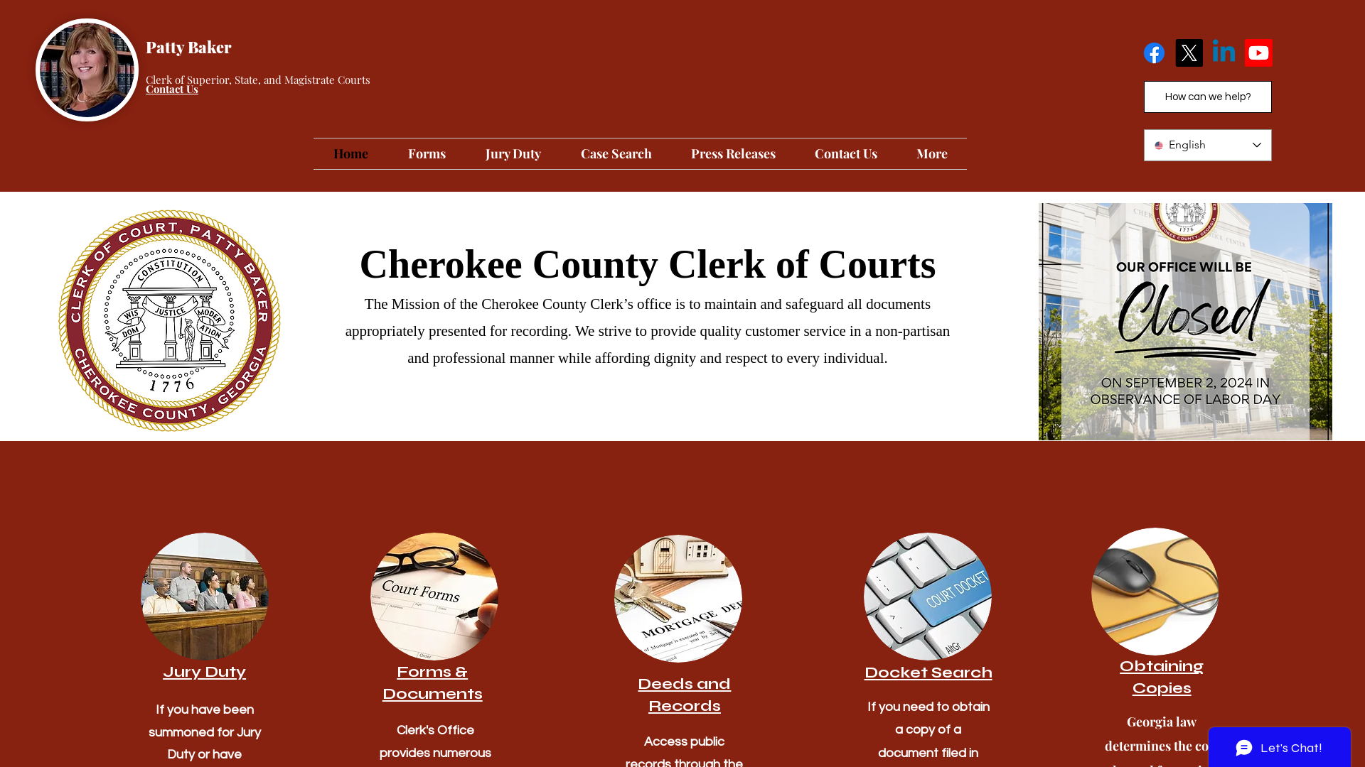 Cherokee County Clerk of Courts