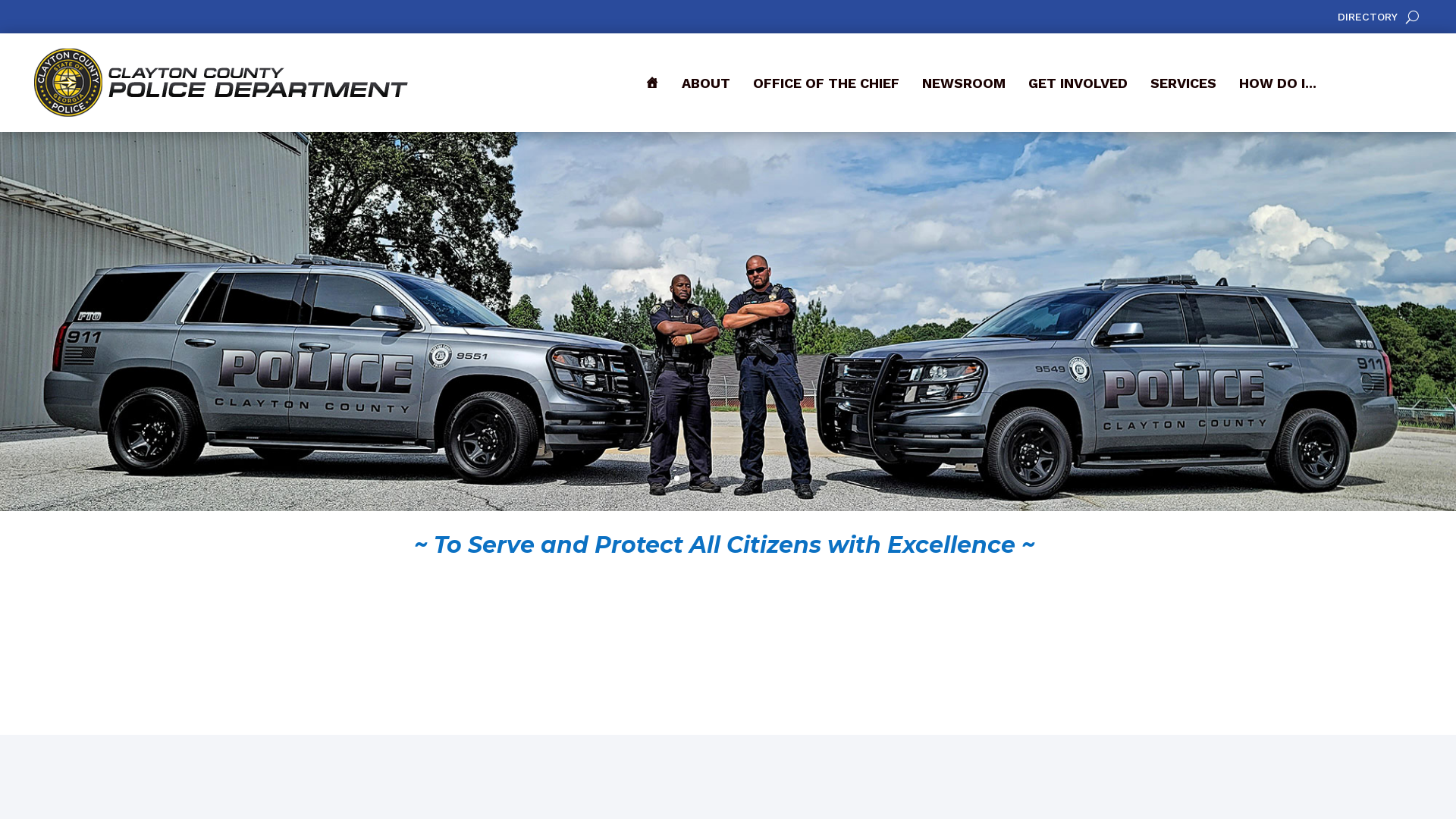 Clayton County, Georgia Police Department Official Website