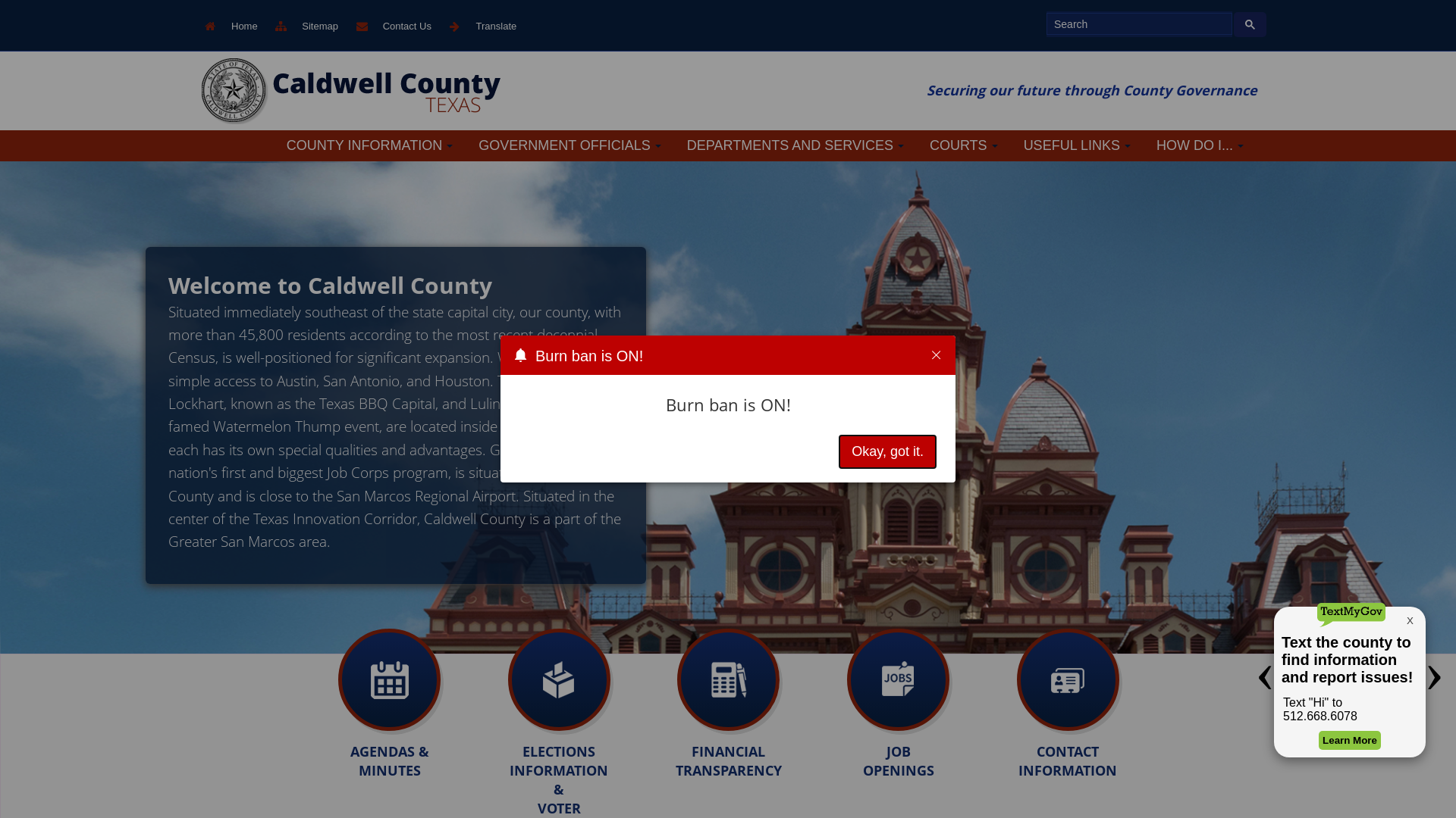 Homepage - Caldwell County, TX