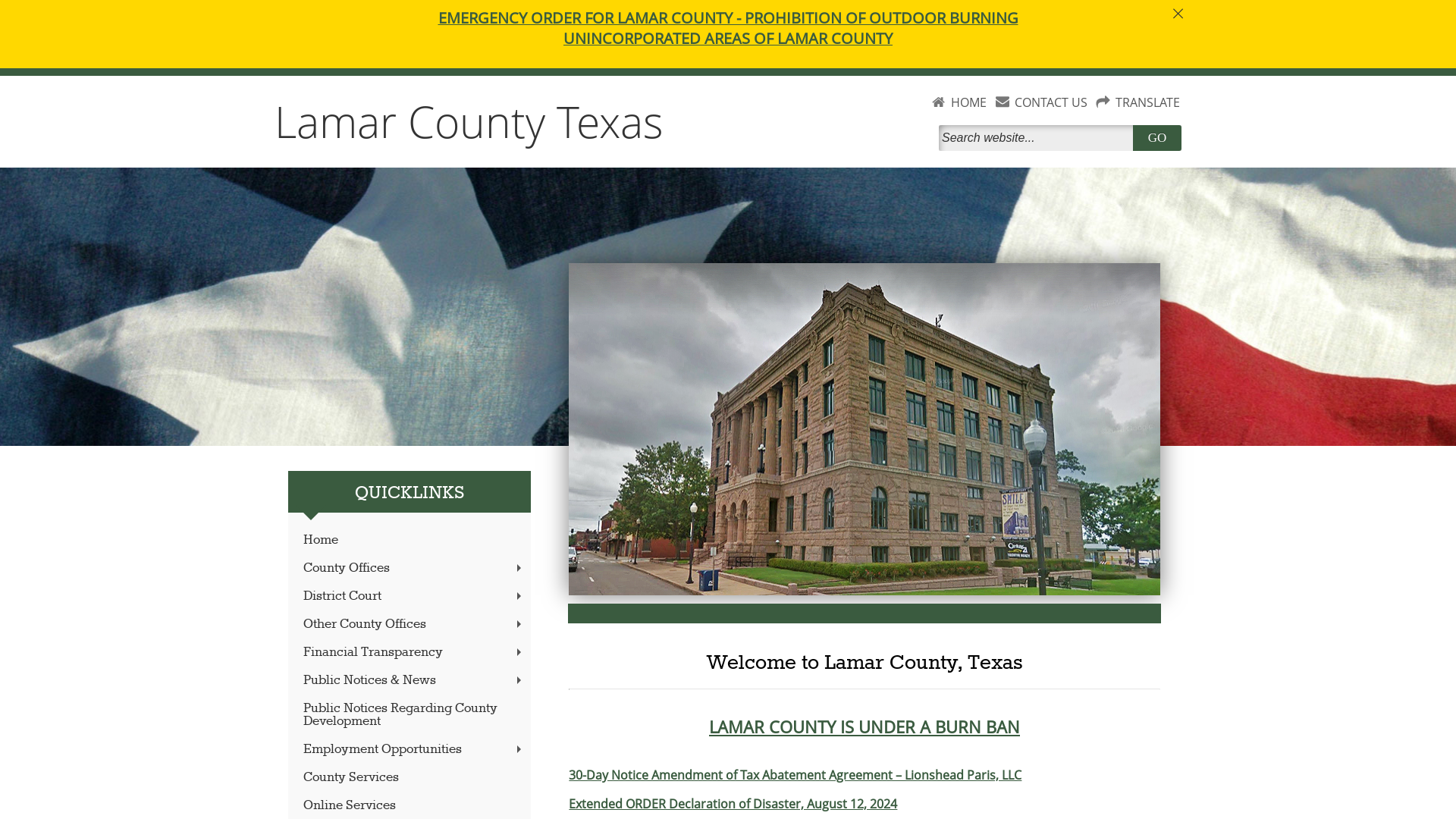 Home Page - Lamar County