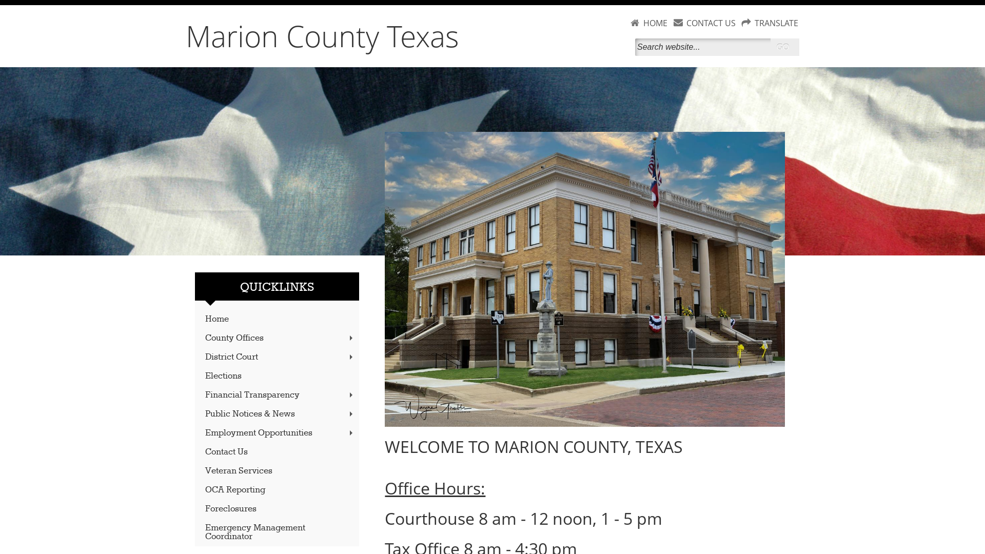 Home Page - Marion County