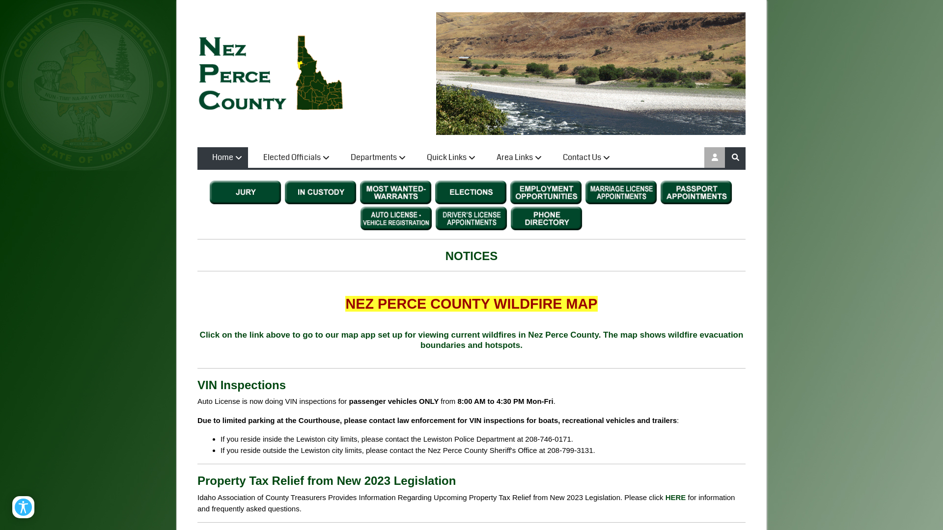 Nez Perce County Home Page