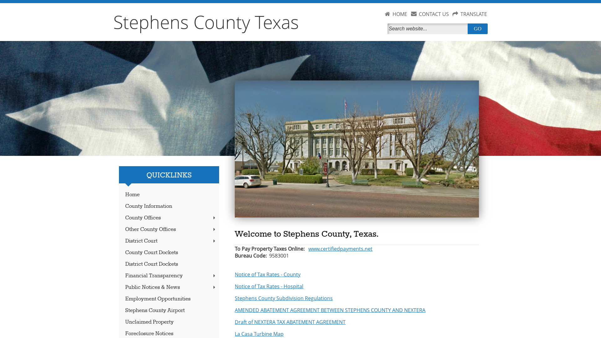 Home Page - Stephens County