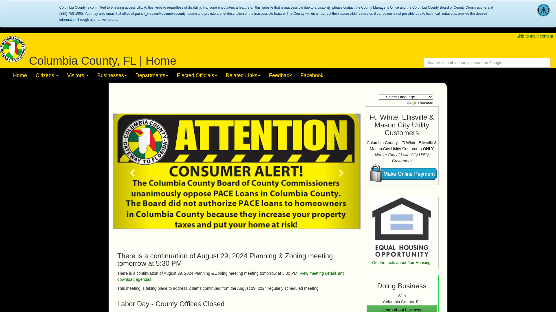 Welcome to Columbia County Online