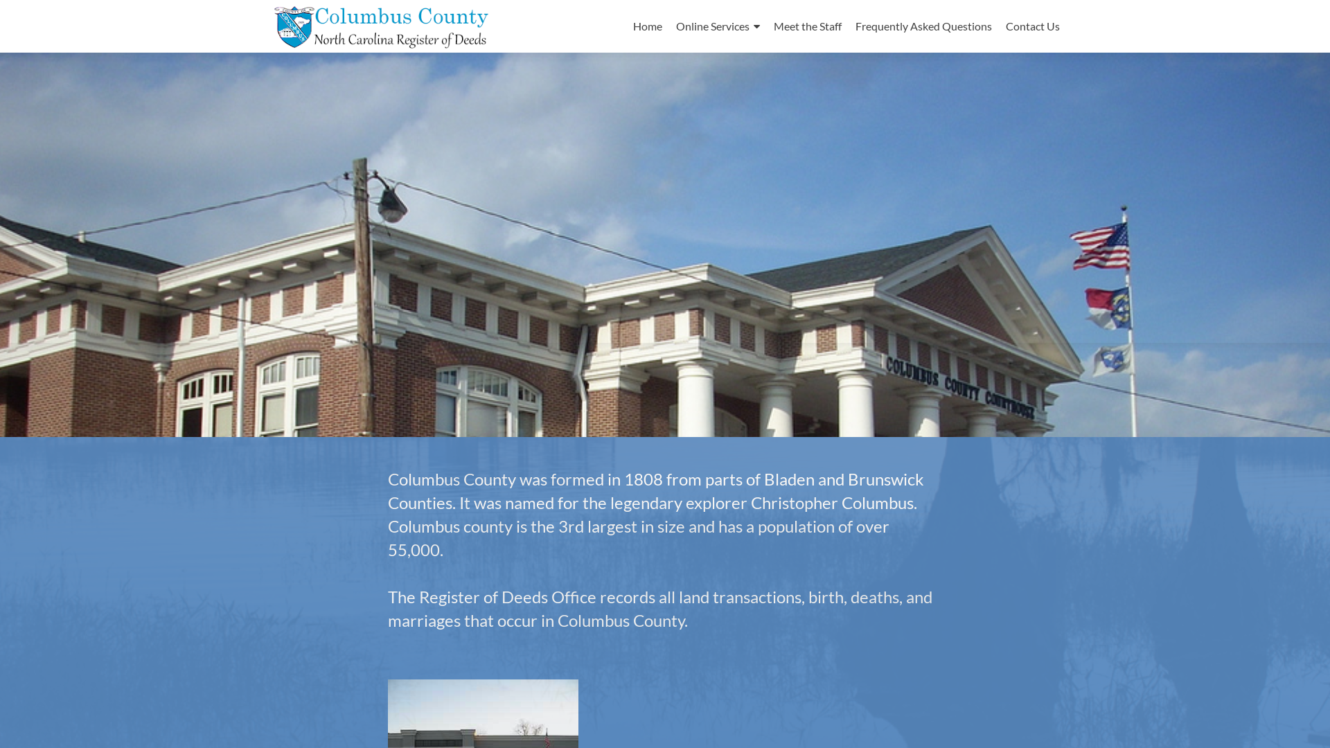 Columbus County – North Carolina Register of Deeds