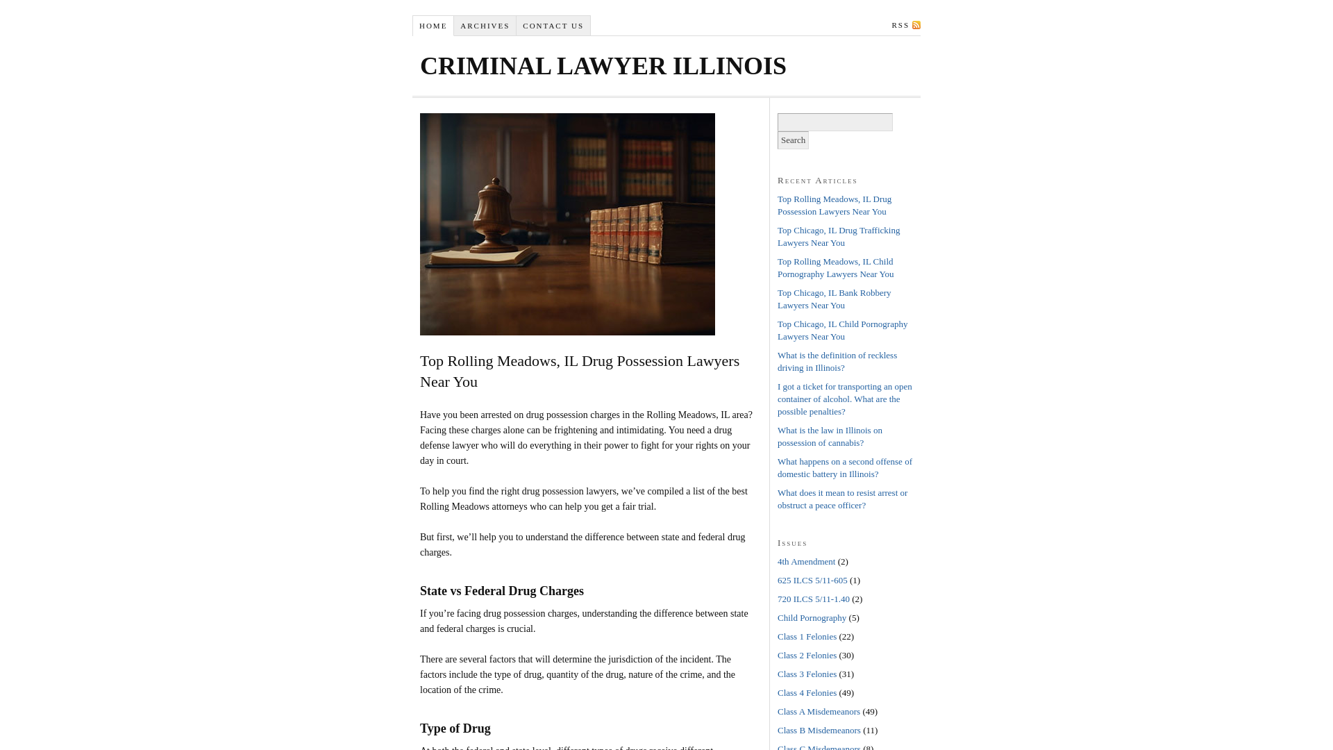 CRIMINAL LAWYER ILLINOIS | ROLLING MEADOWS DUI ATTORNEY