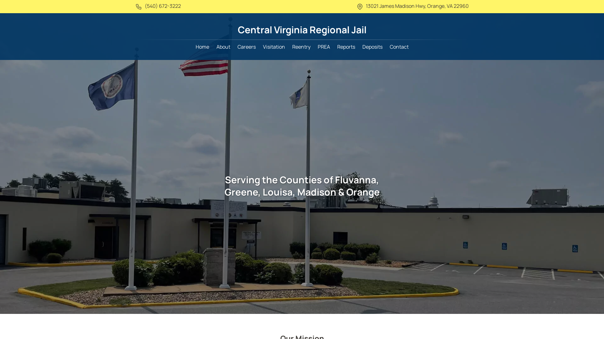 Welcome to Central Virginia Regional Jail