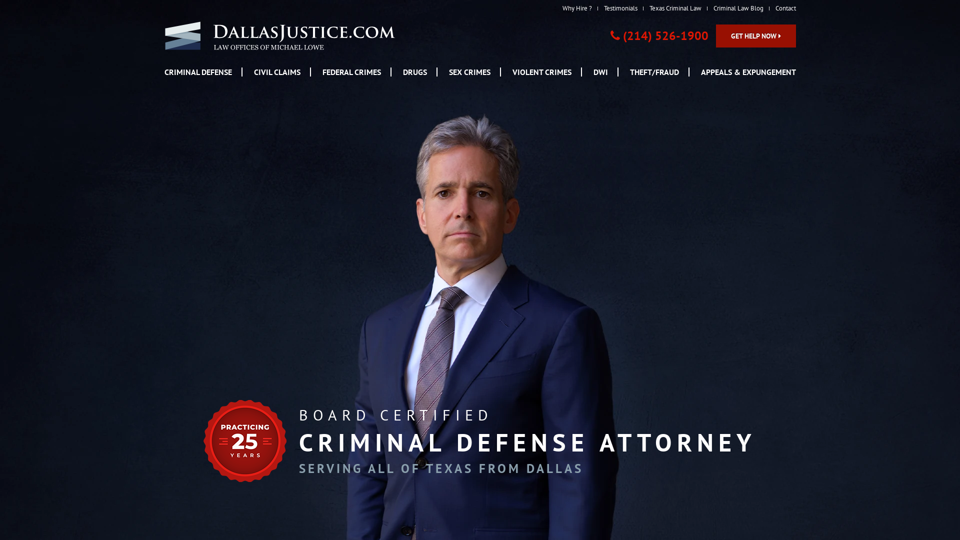 Dallas Criminal Defense Lawyer, Michael Lowe