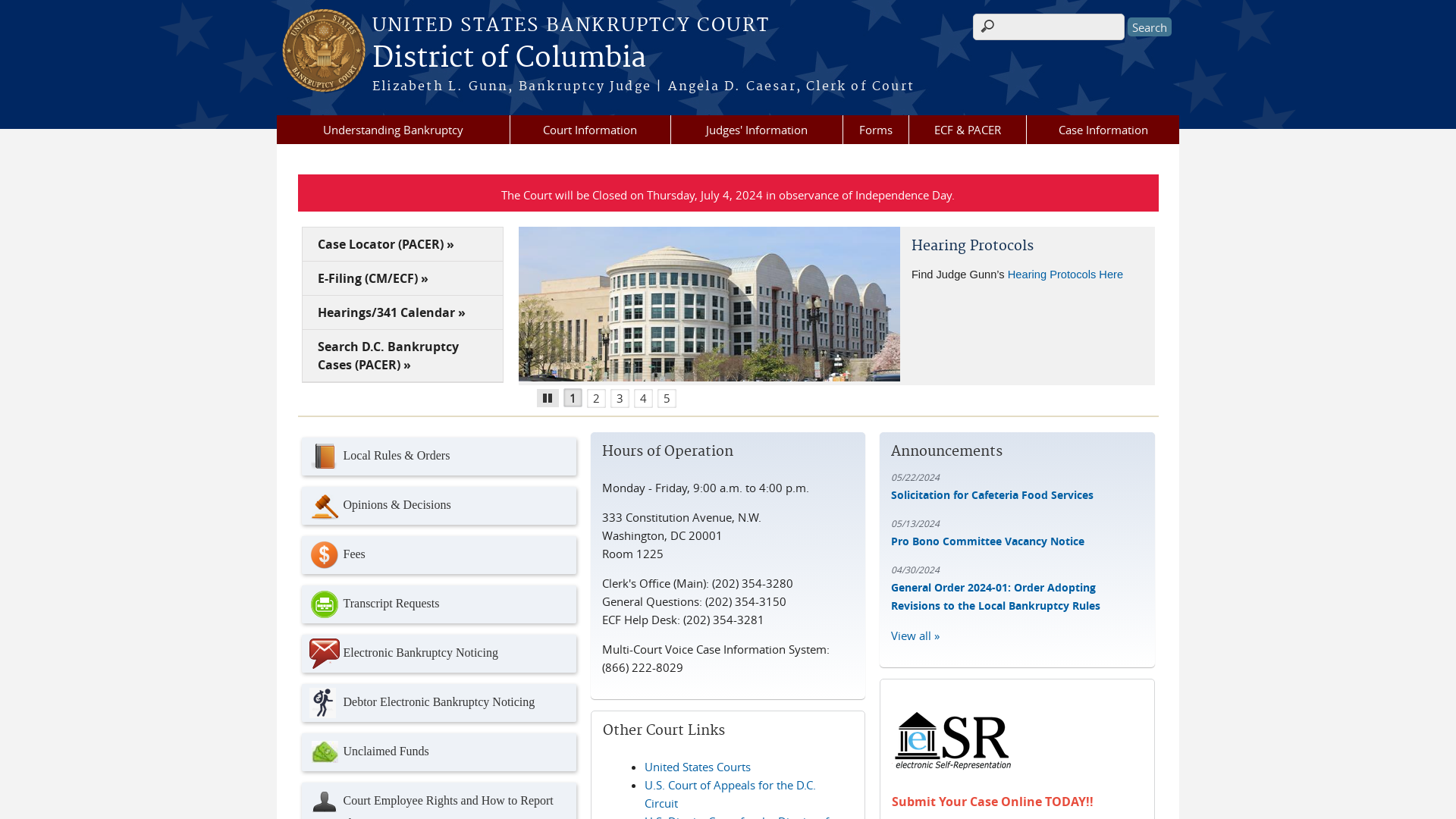 District of Columbia | United States Bankruptcy Court