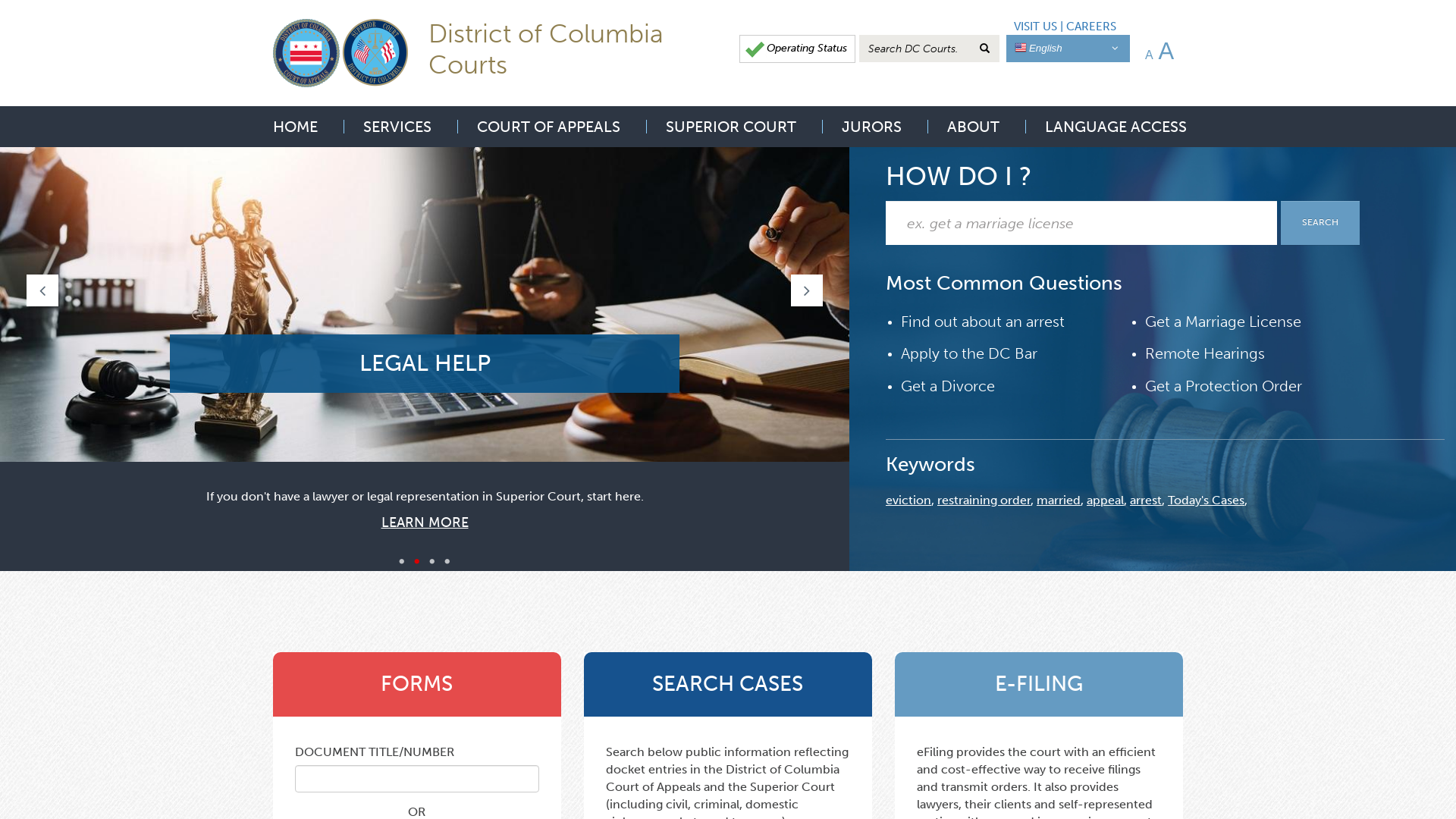 DC Courts Homepage | District of Columbia Courts