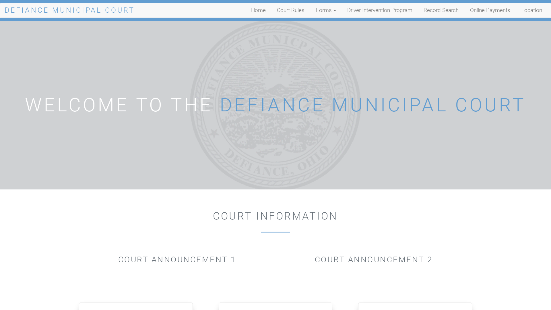 Defiance Municipal Court