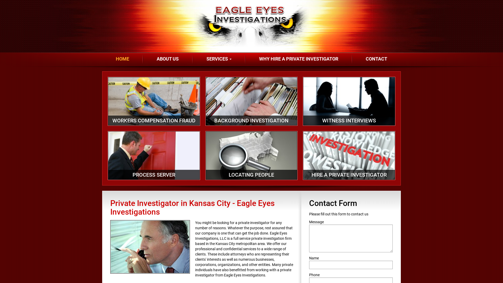 Private Investigators in Kansas City | Eagle Eyes Investigations