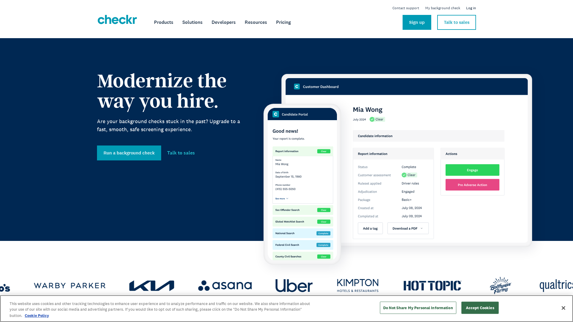 Checkr – Employee Background Screening for Companies