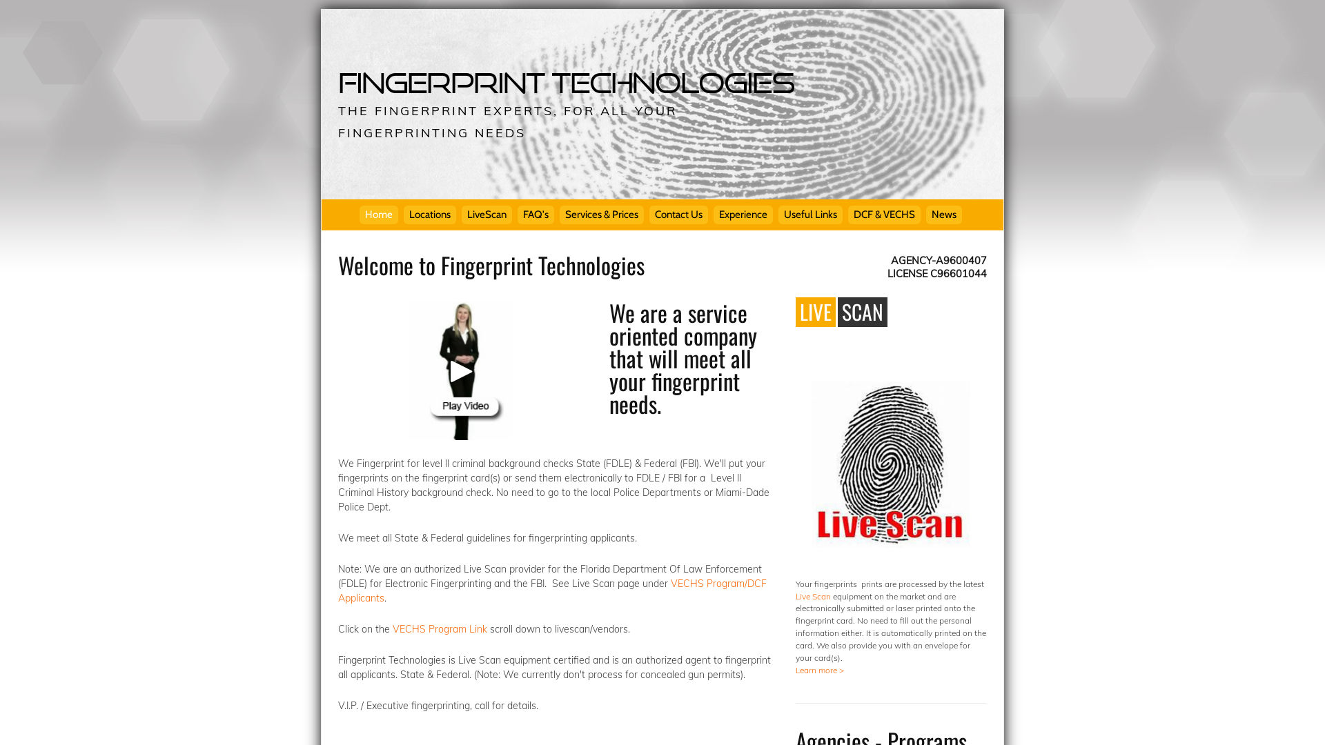 Fingerprint Technologies