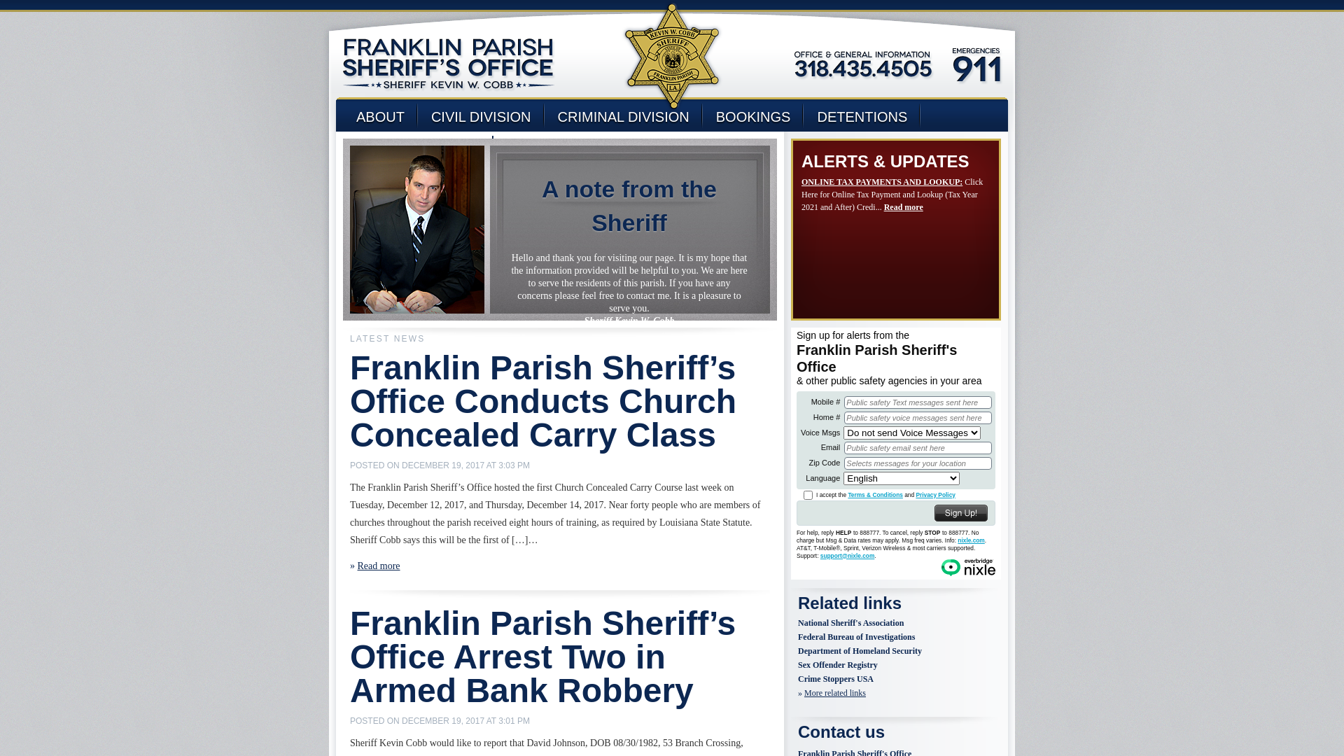 Franklin Parish Sheriff