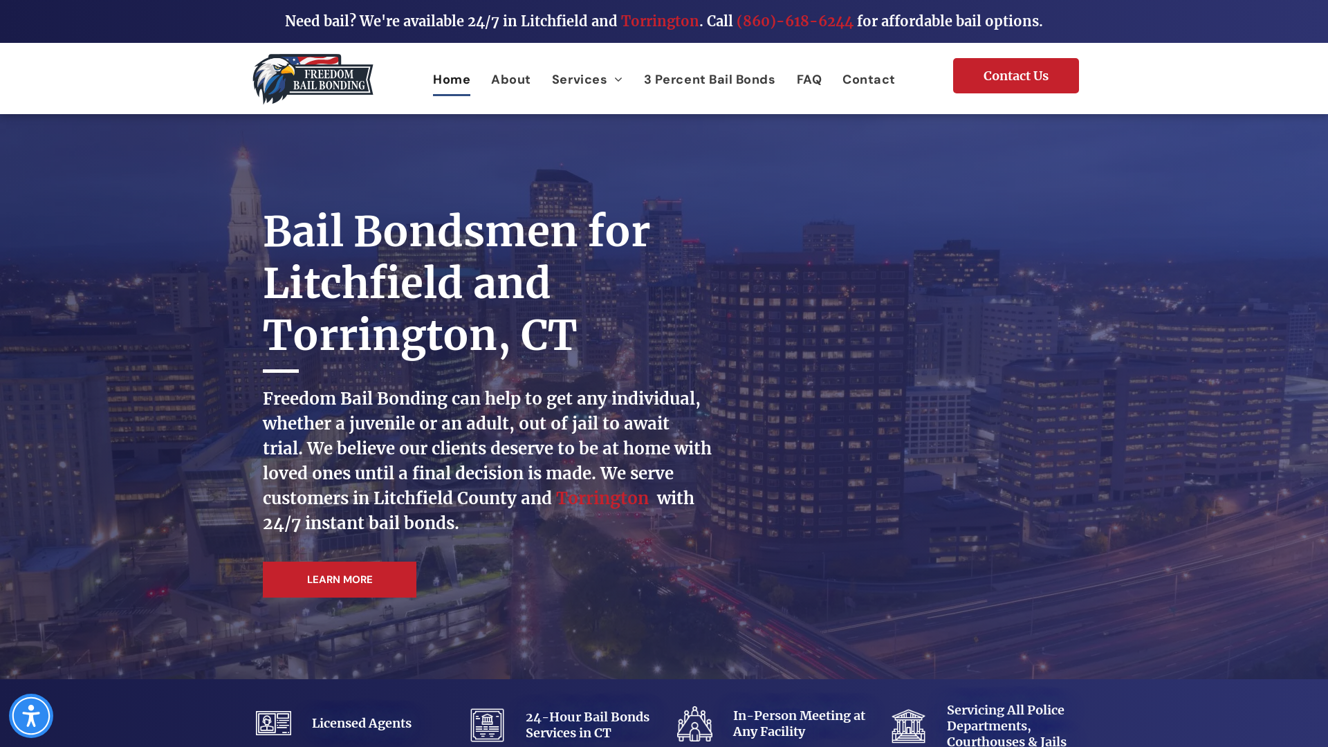 Torrington CT Bail Bonds - Freedom Bail Bonding | Litchfield County