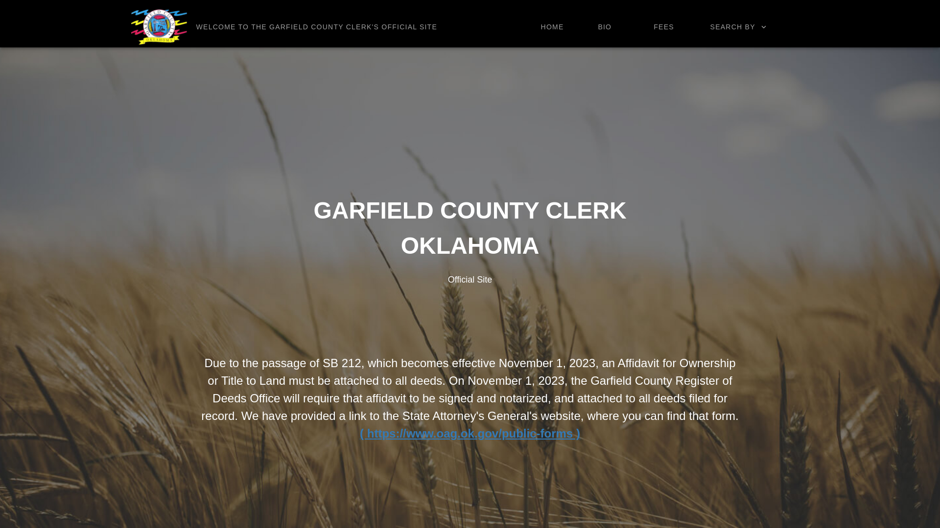 Welcome to the Garfield County Clerk