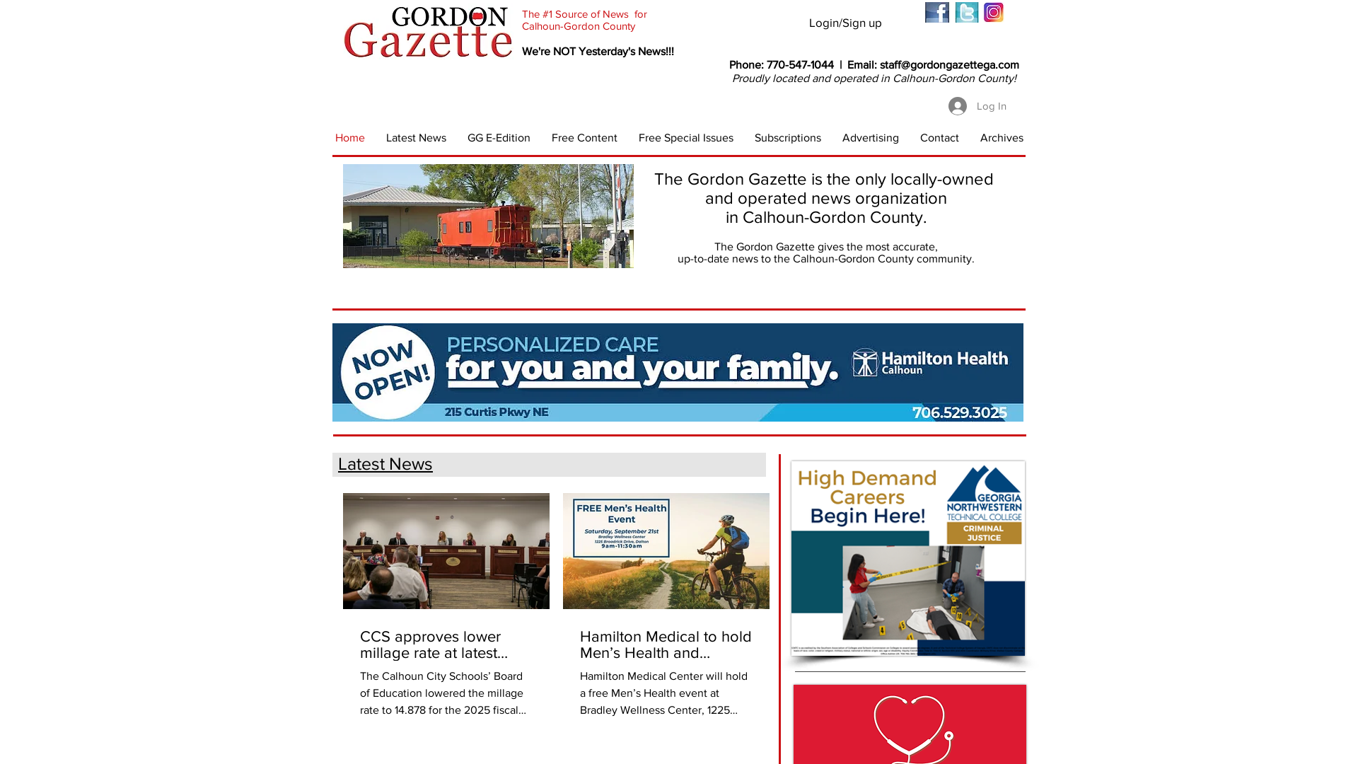 Breaking and local news and sports | Gordon Gazette