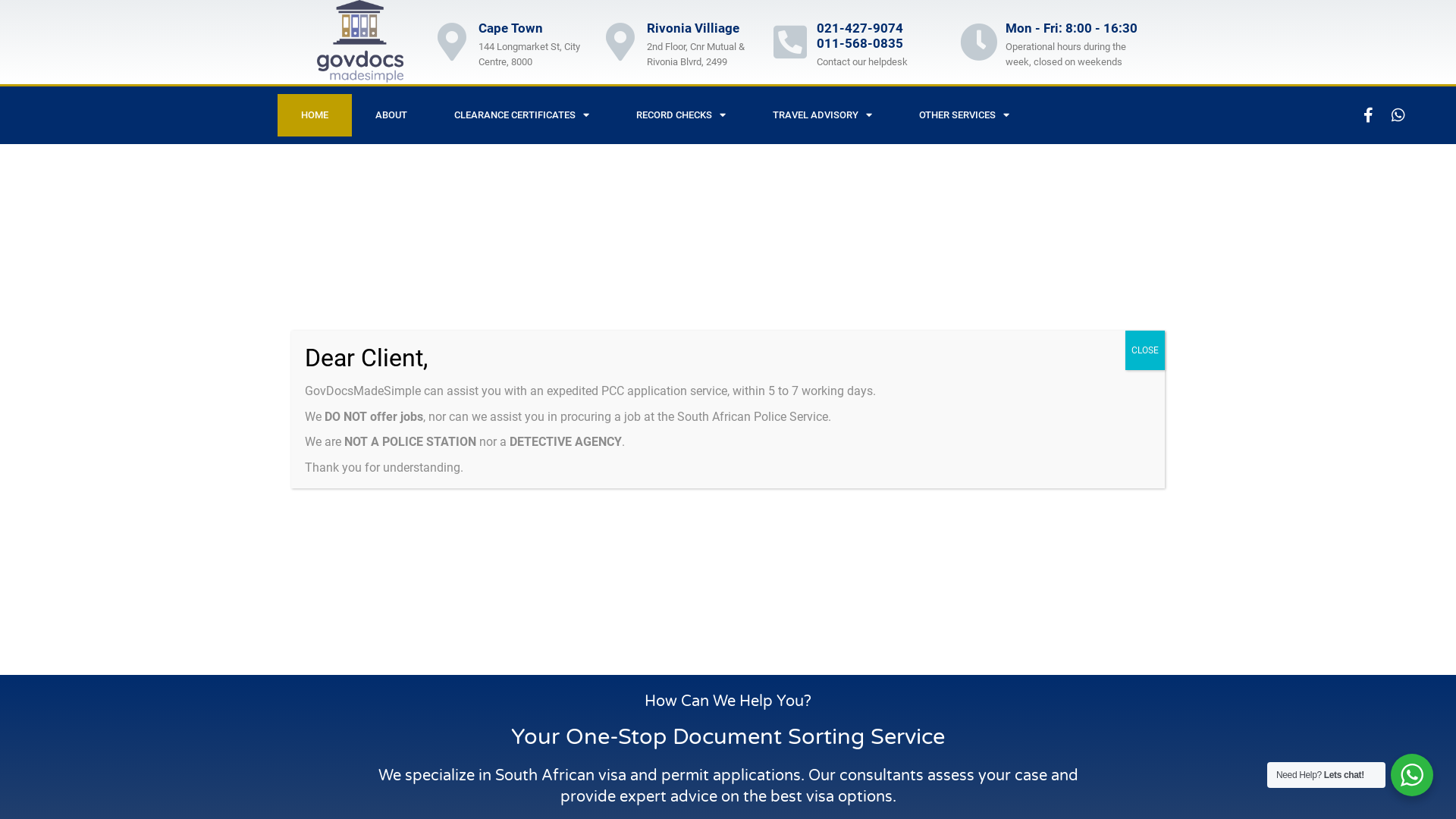 PCC and Criminal Record Removals | Gov Docs Made Simple