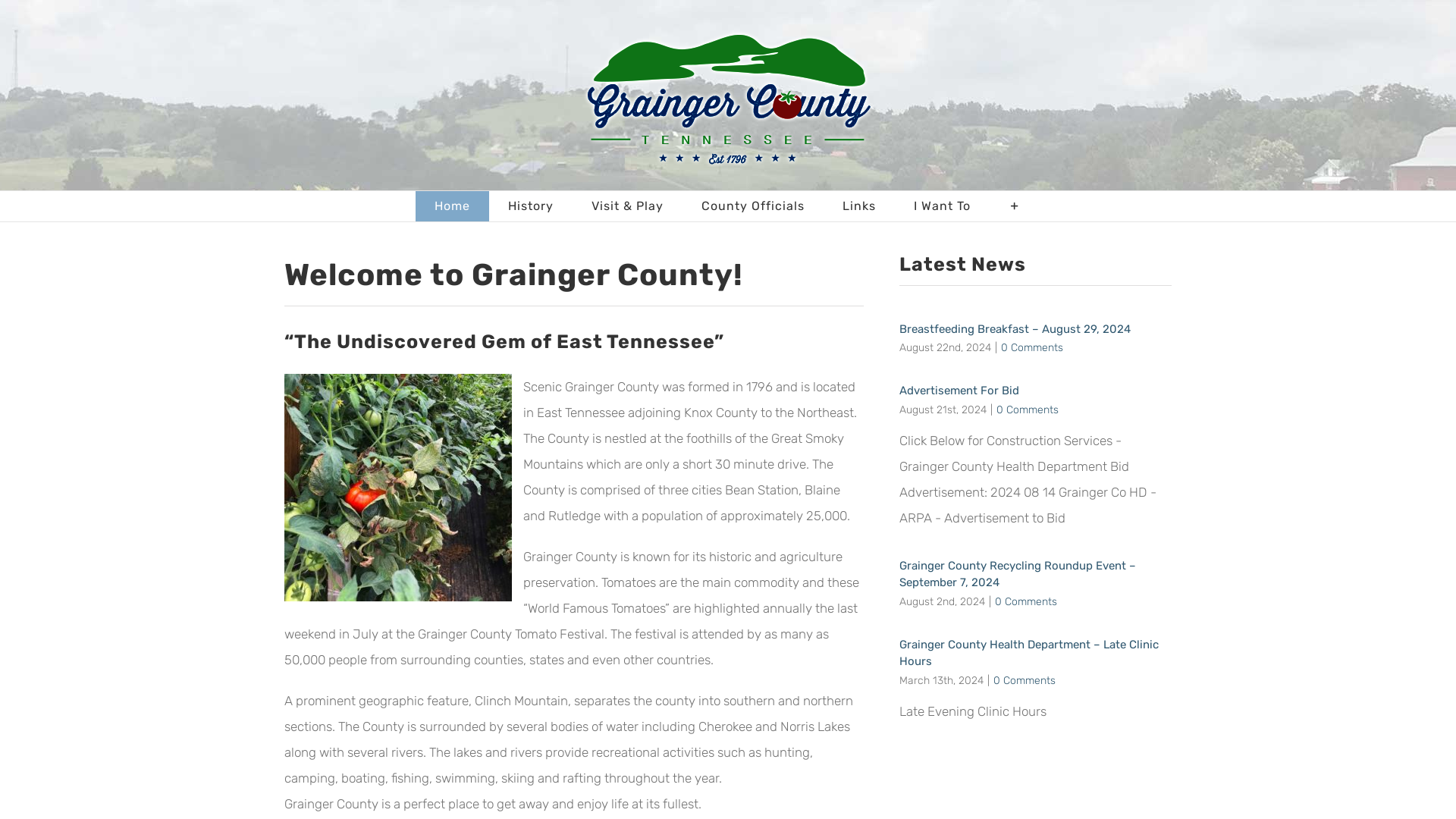 Grainger County Tennessee – Official County Government Site