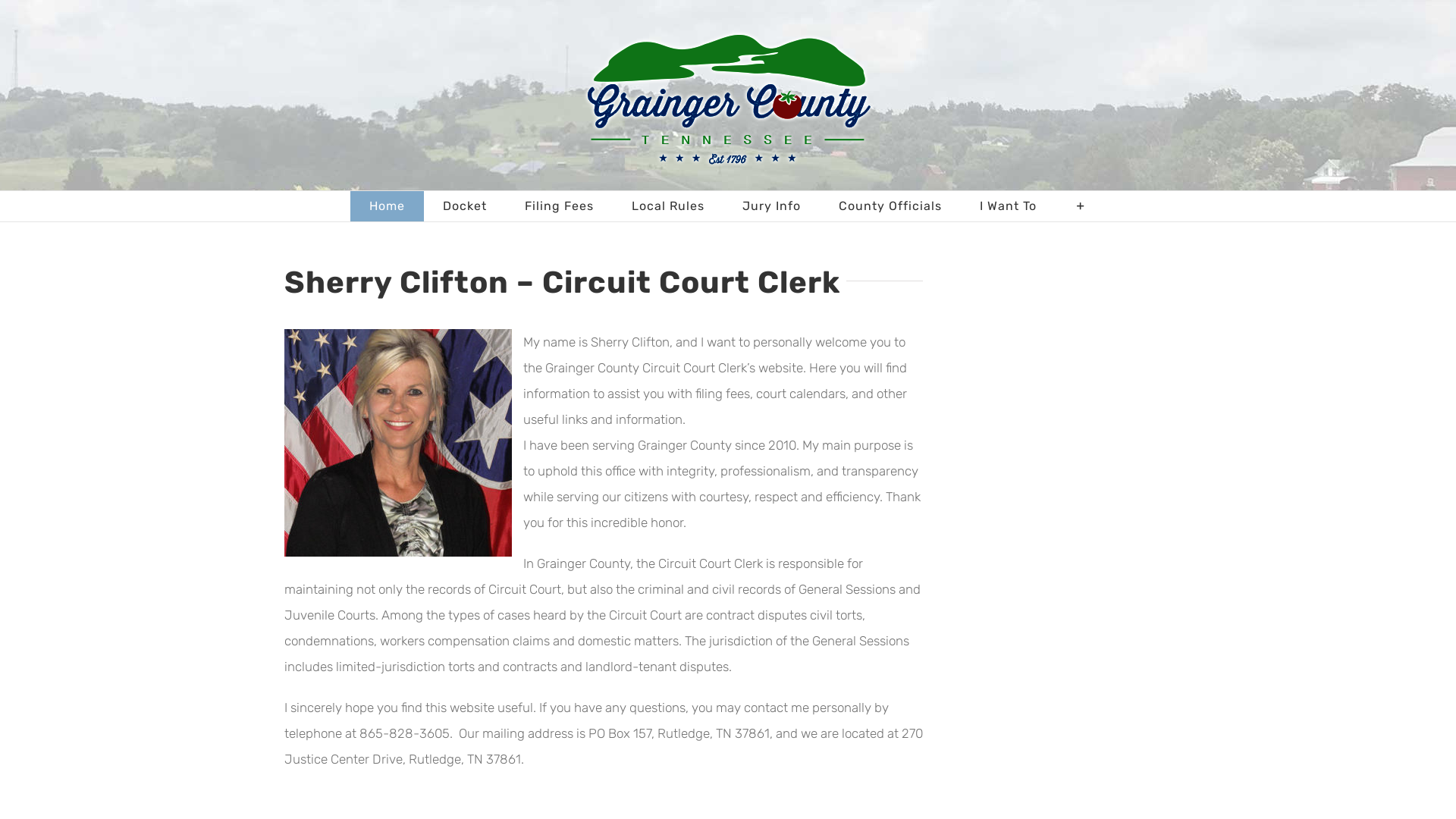 Grainger County Tennessee Circuit Court Clerk