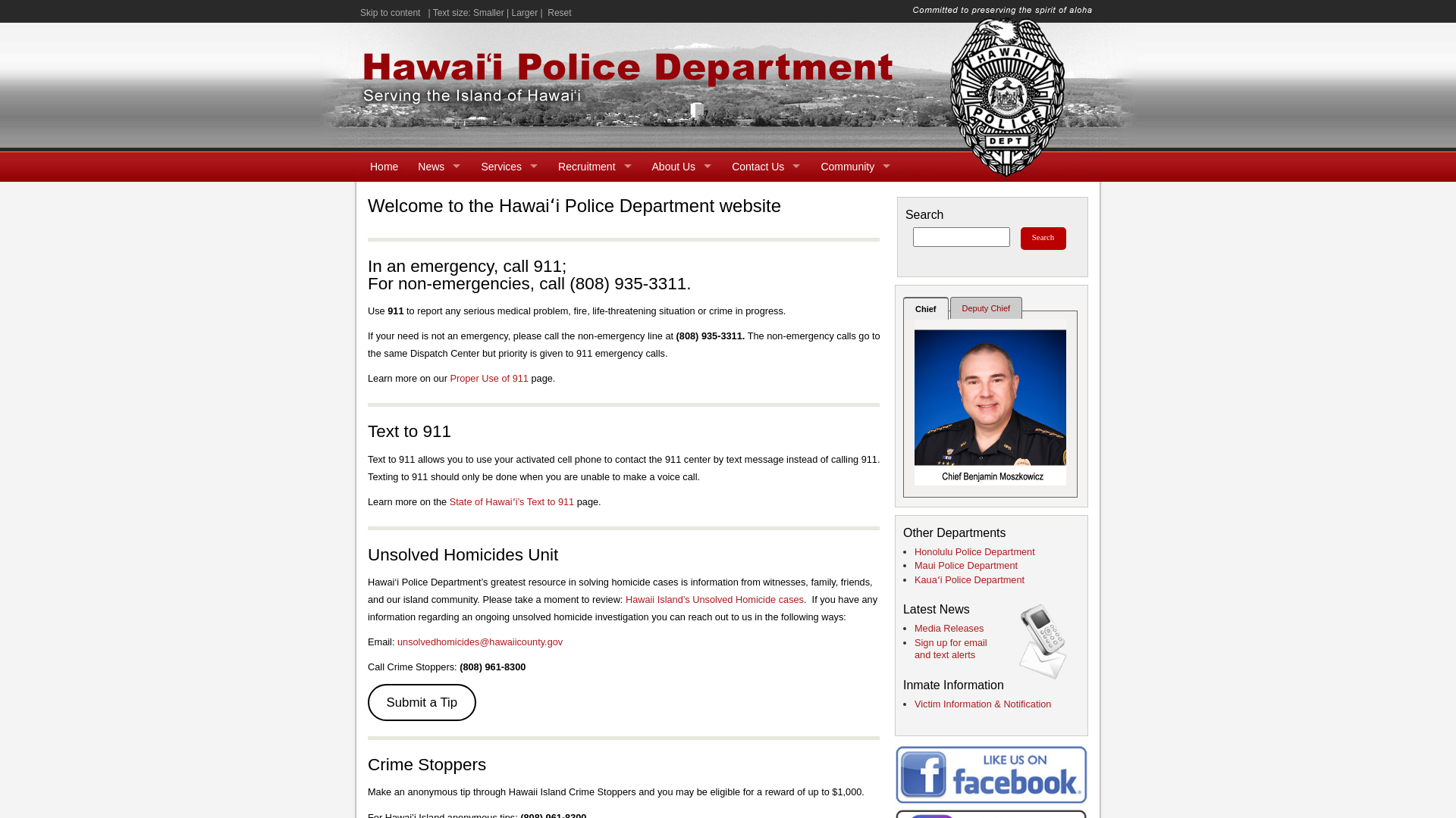 Hawaii Police Department