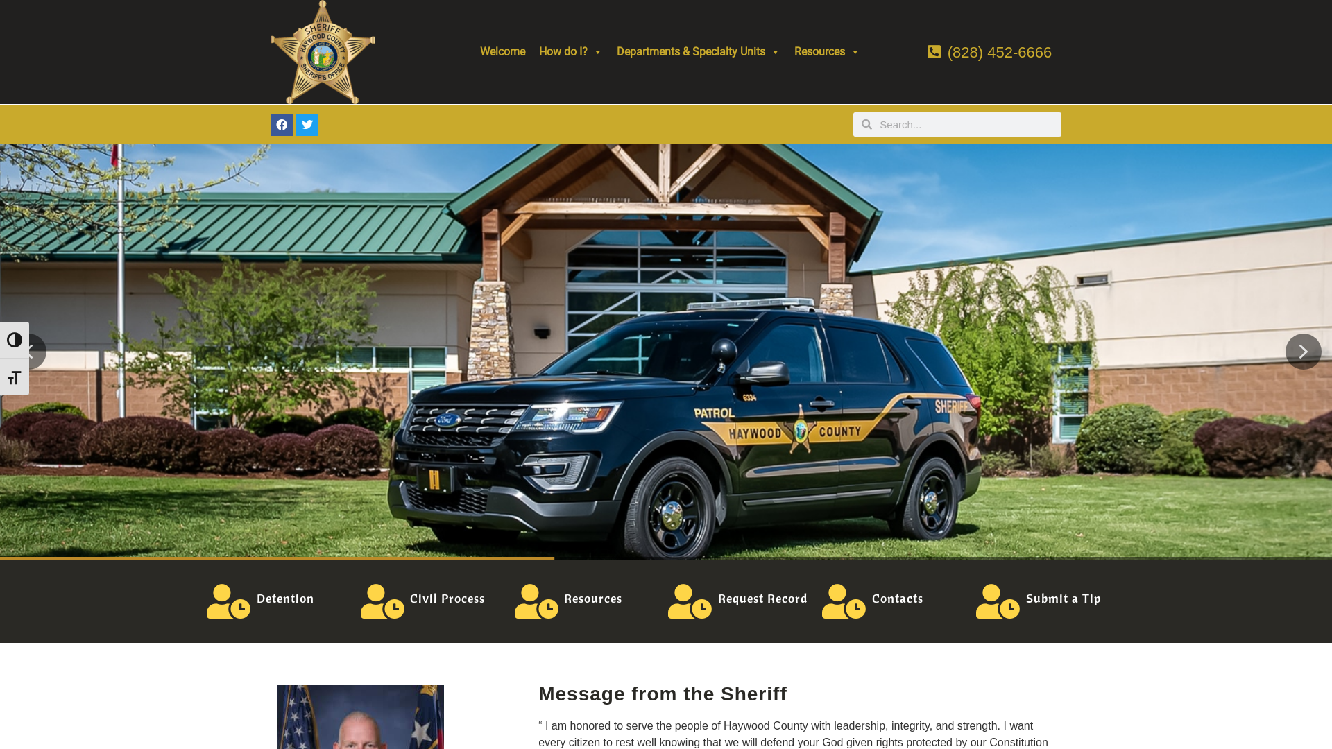 Welcome - Haywood County Sheriff