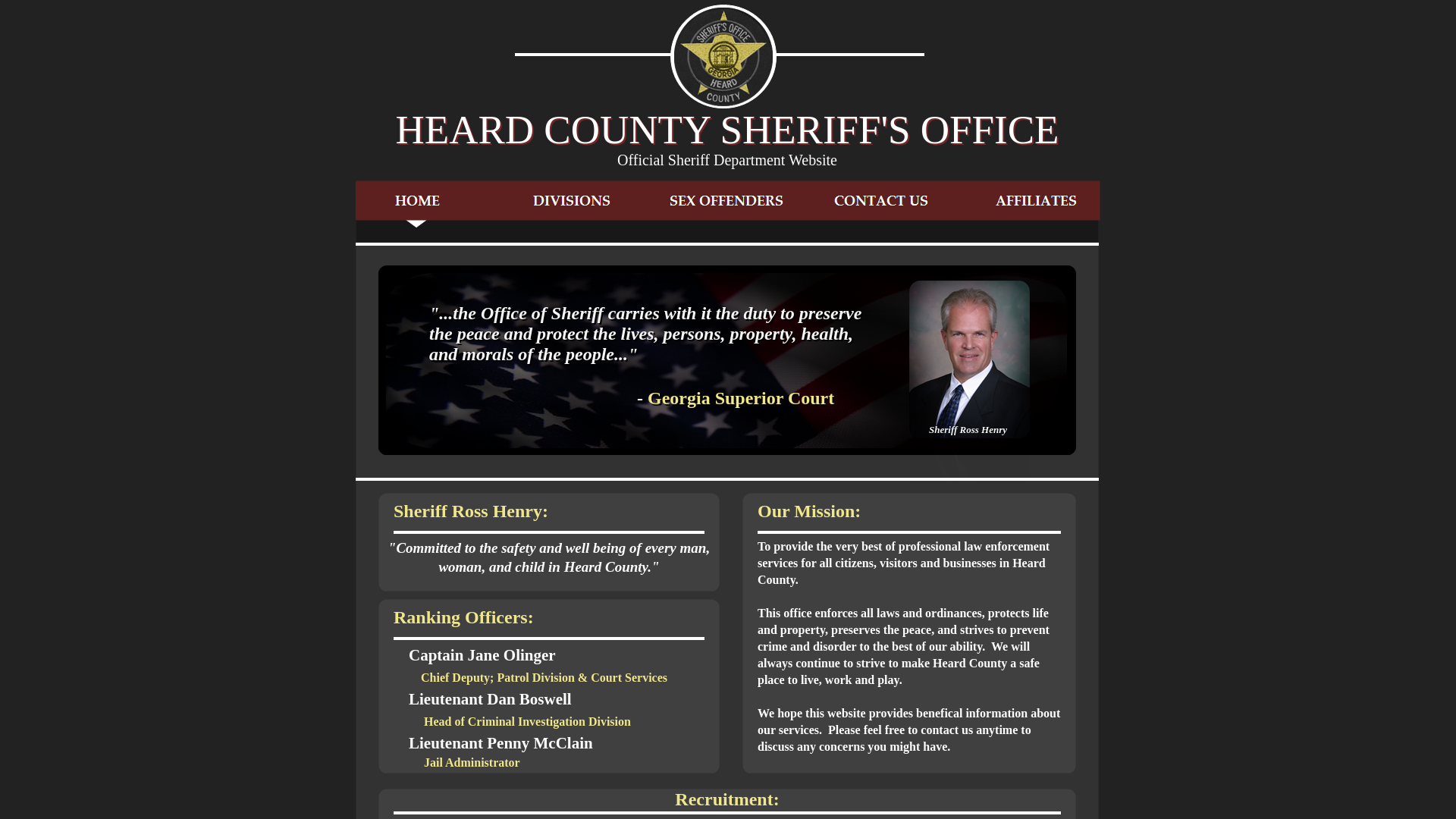 Heard County Sheriff