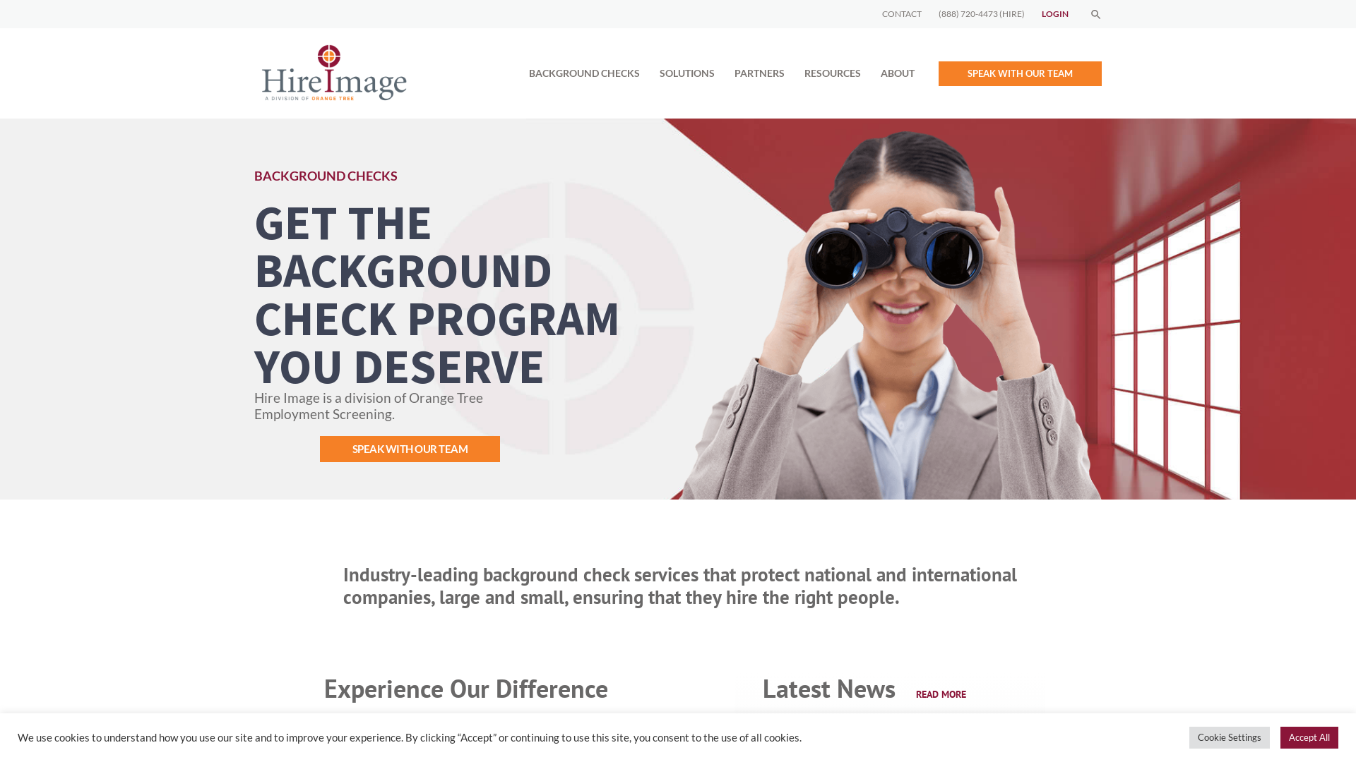 Background Check Company for Employers | Hire Image