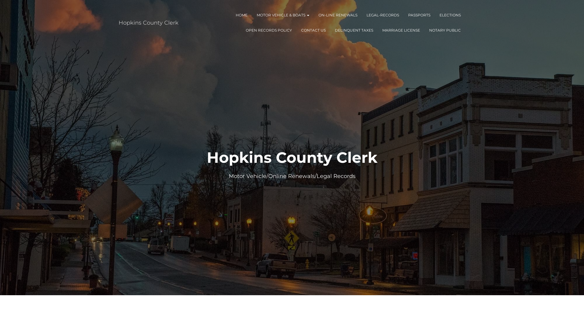 Hopkins County Clerk