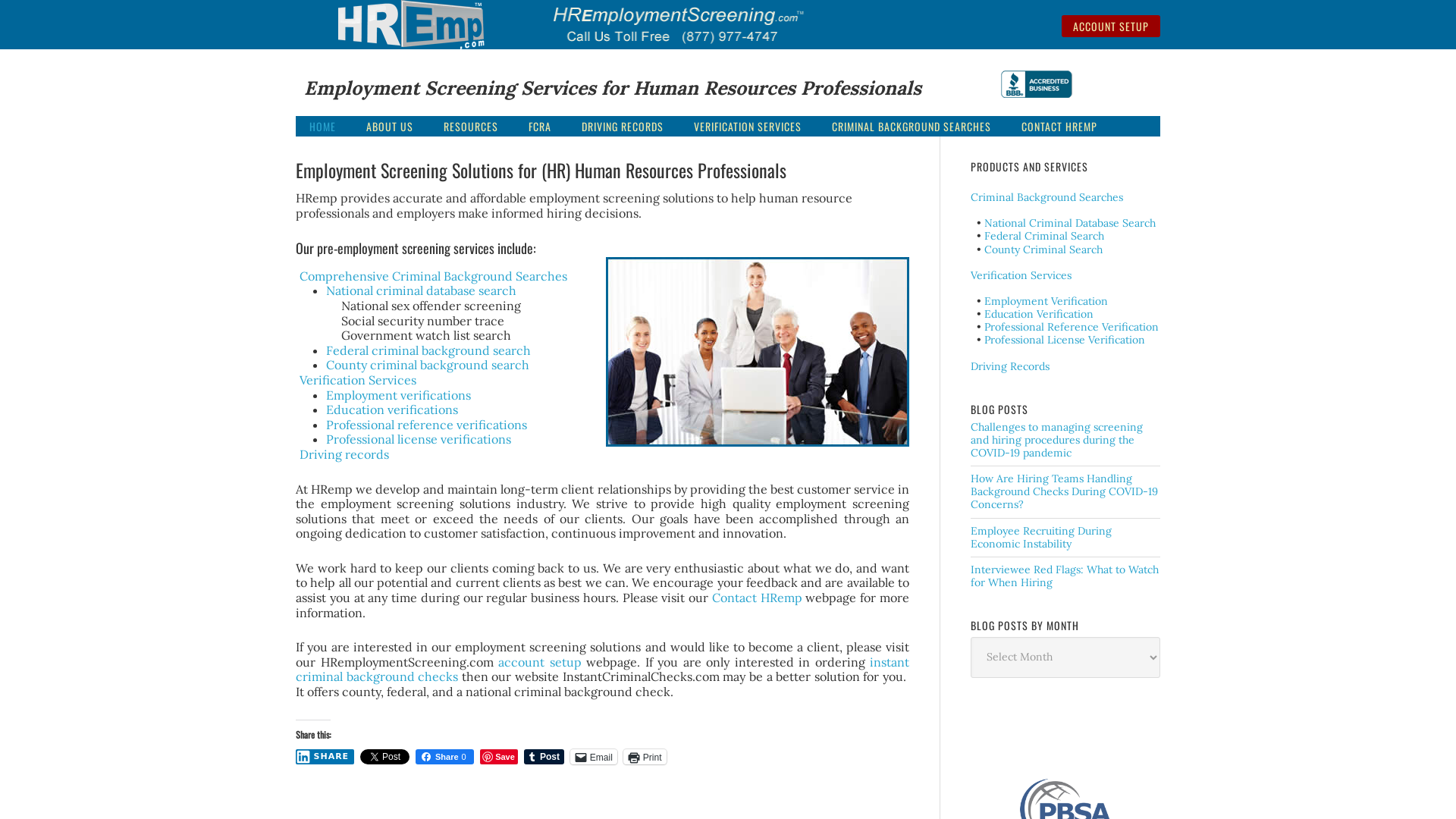 Employment Screening solutions for HR Professionals