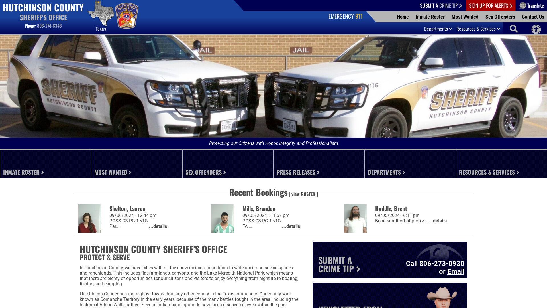 Hutchinson County Sheriff TX