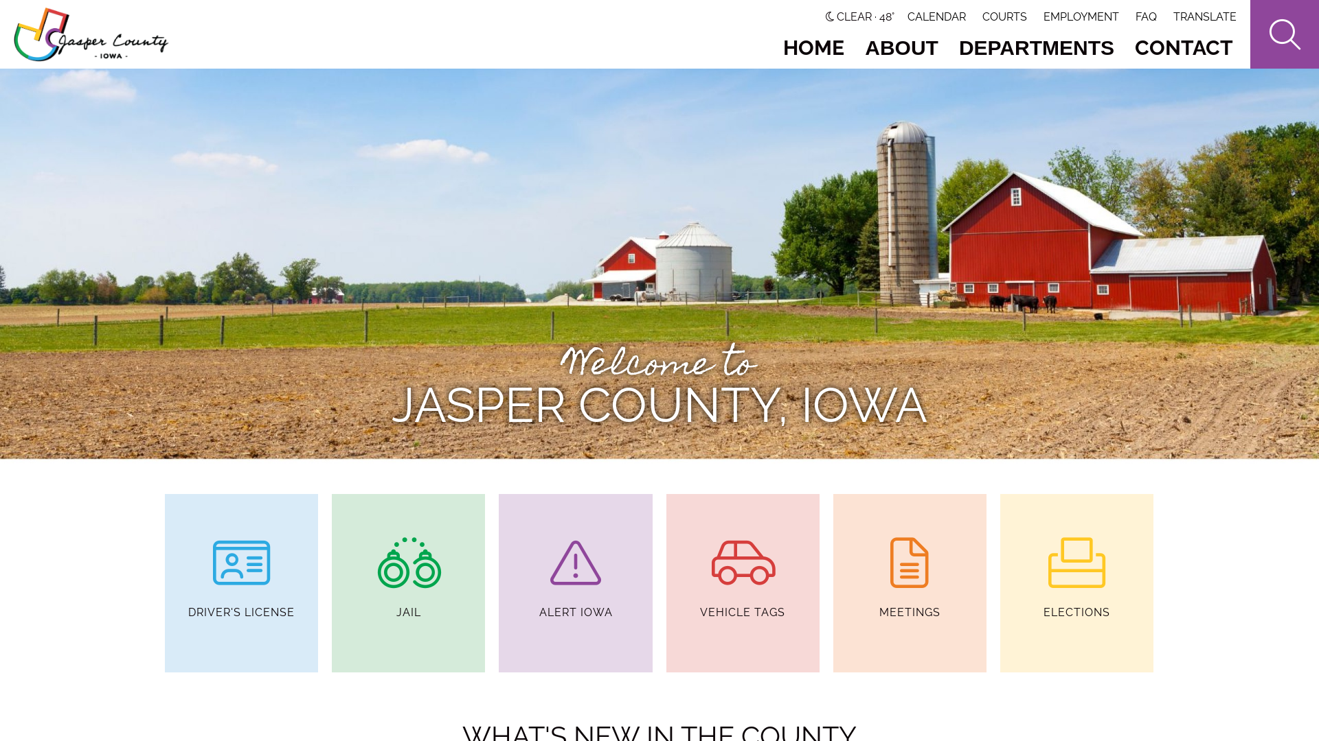 Jasper County, Iowa - County Government and Services