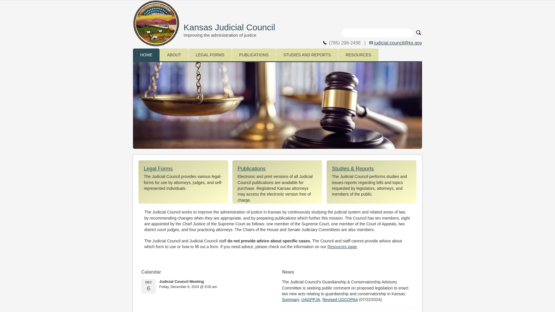 Kansas Judicial Council | Kansas Judicial Council