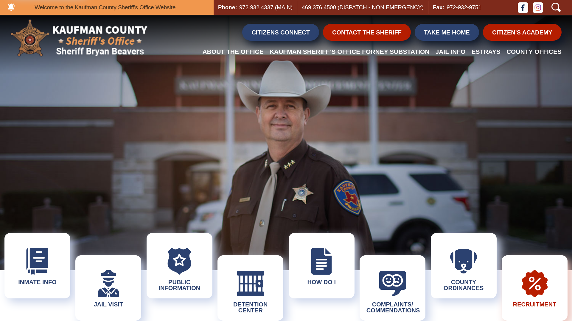 Home | Kaufman CO. Sheriff