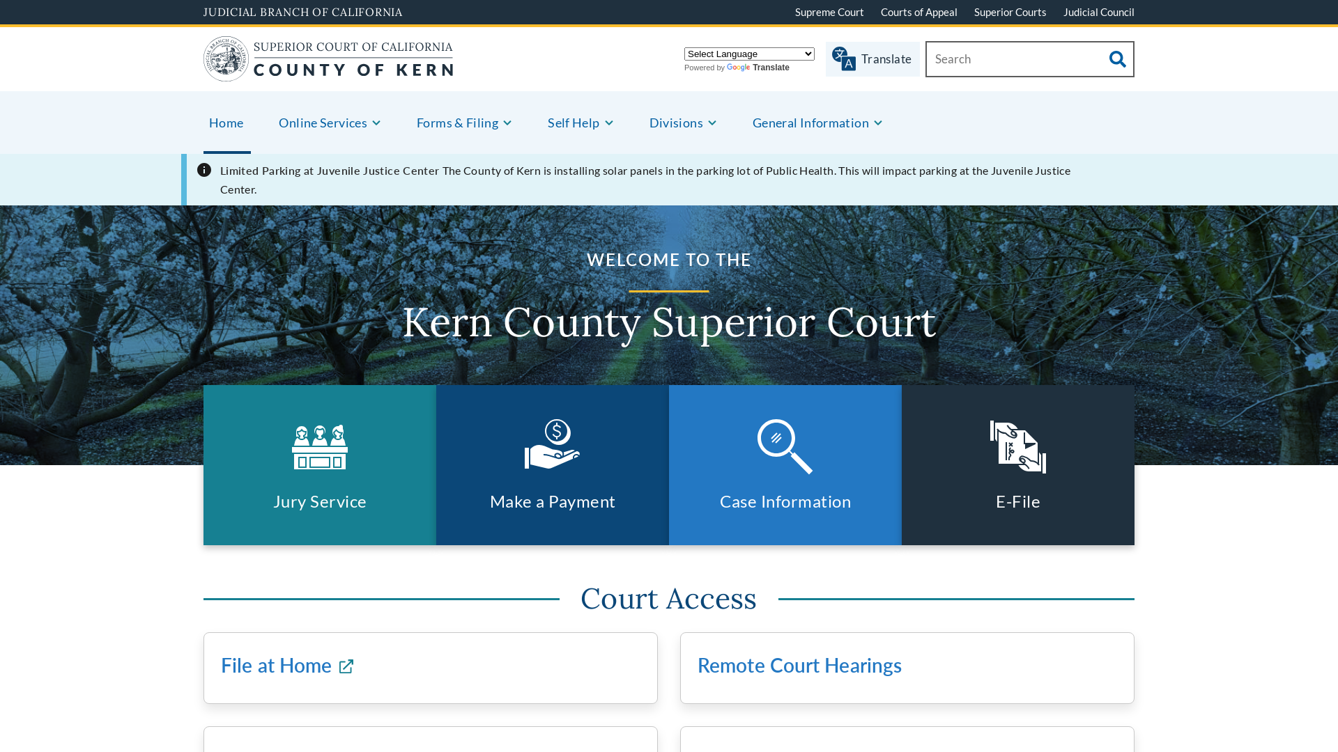 Home | Superior Court of California | County of Kern