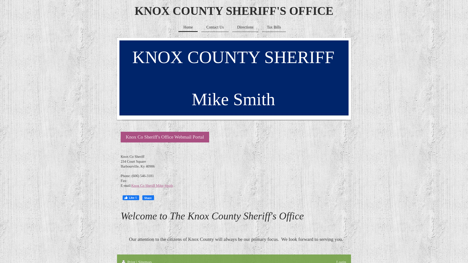 Knox Co Sheriff - Home