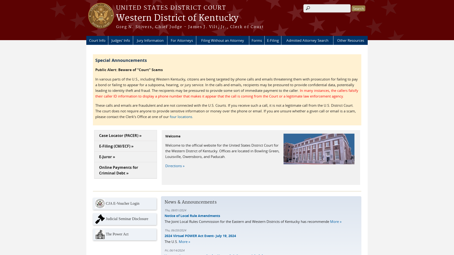 Western District of Kentucky | United States District Court