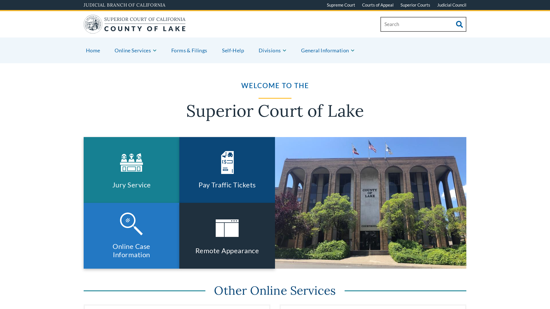 Home | Superior Court of California | County of Lake