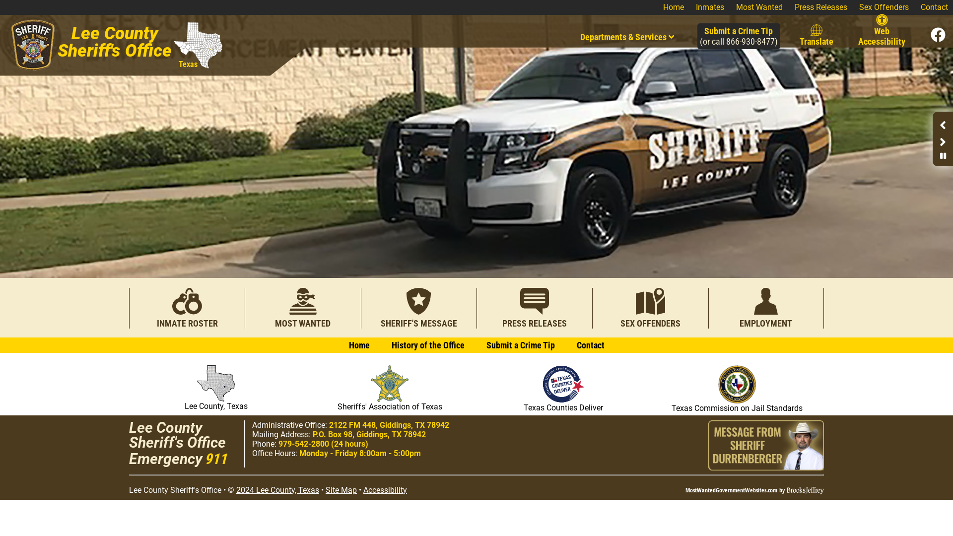 Lee County Sheriff TX