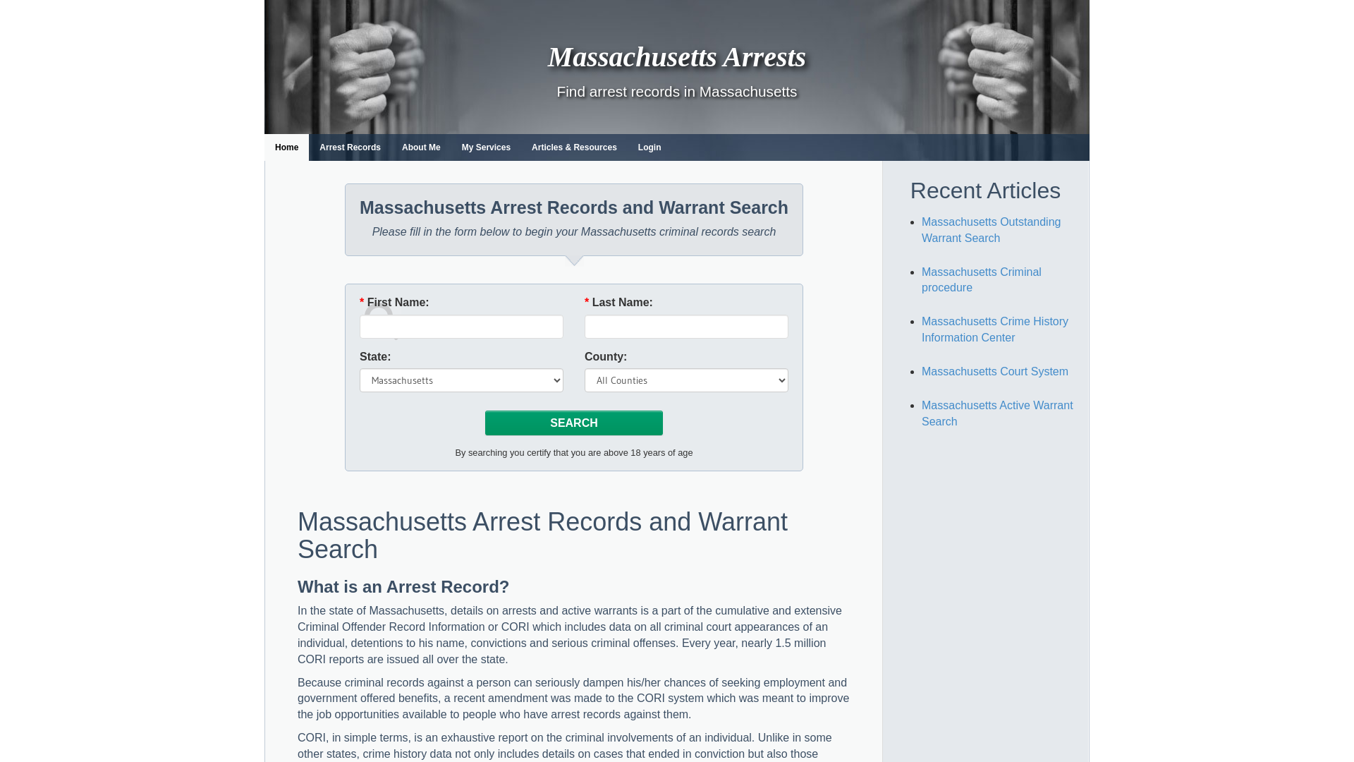 Massachusetts Arrests