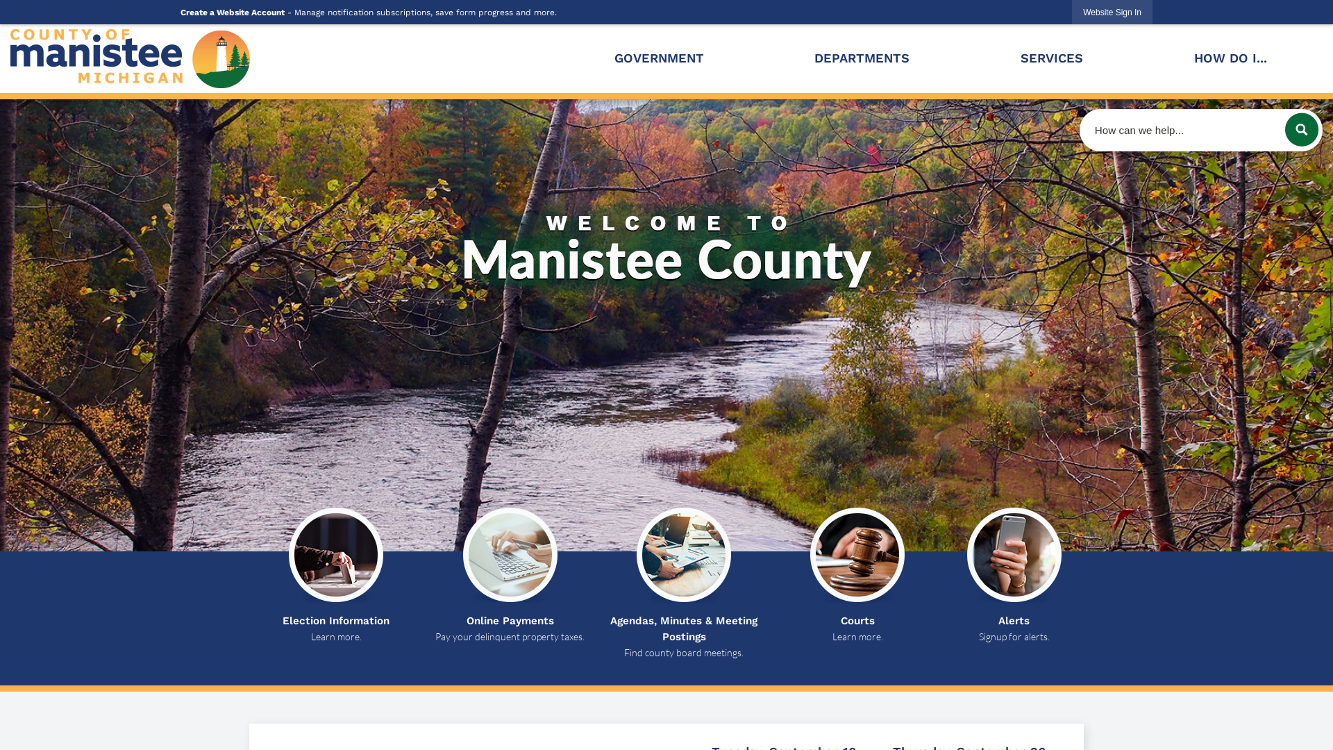 Manistee County, MI | Official Website