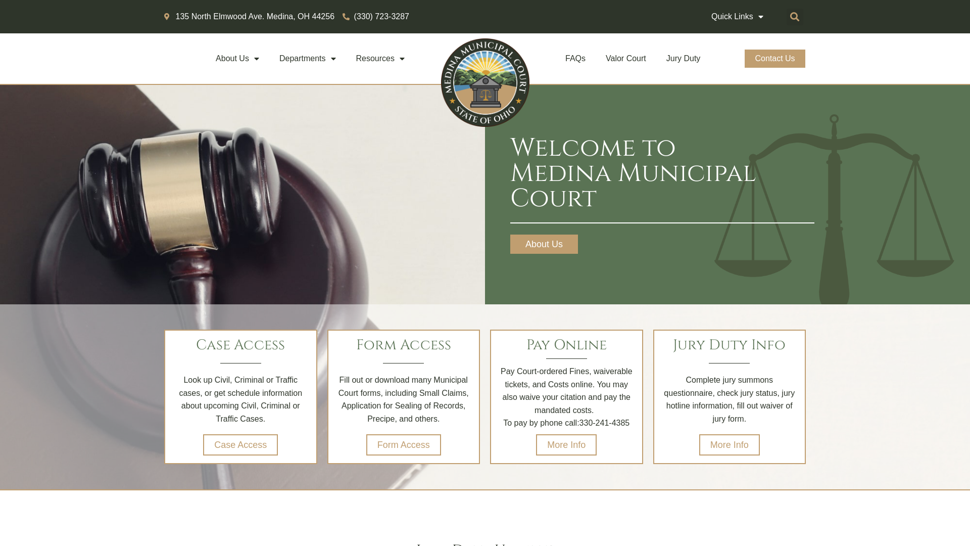 Medina Municipal Court | Home