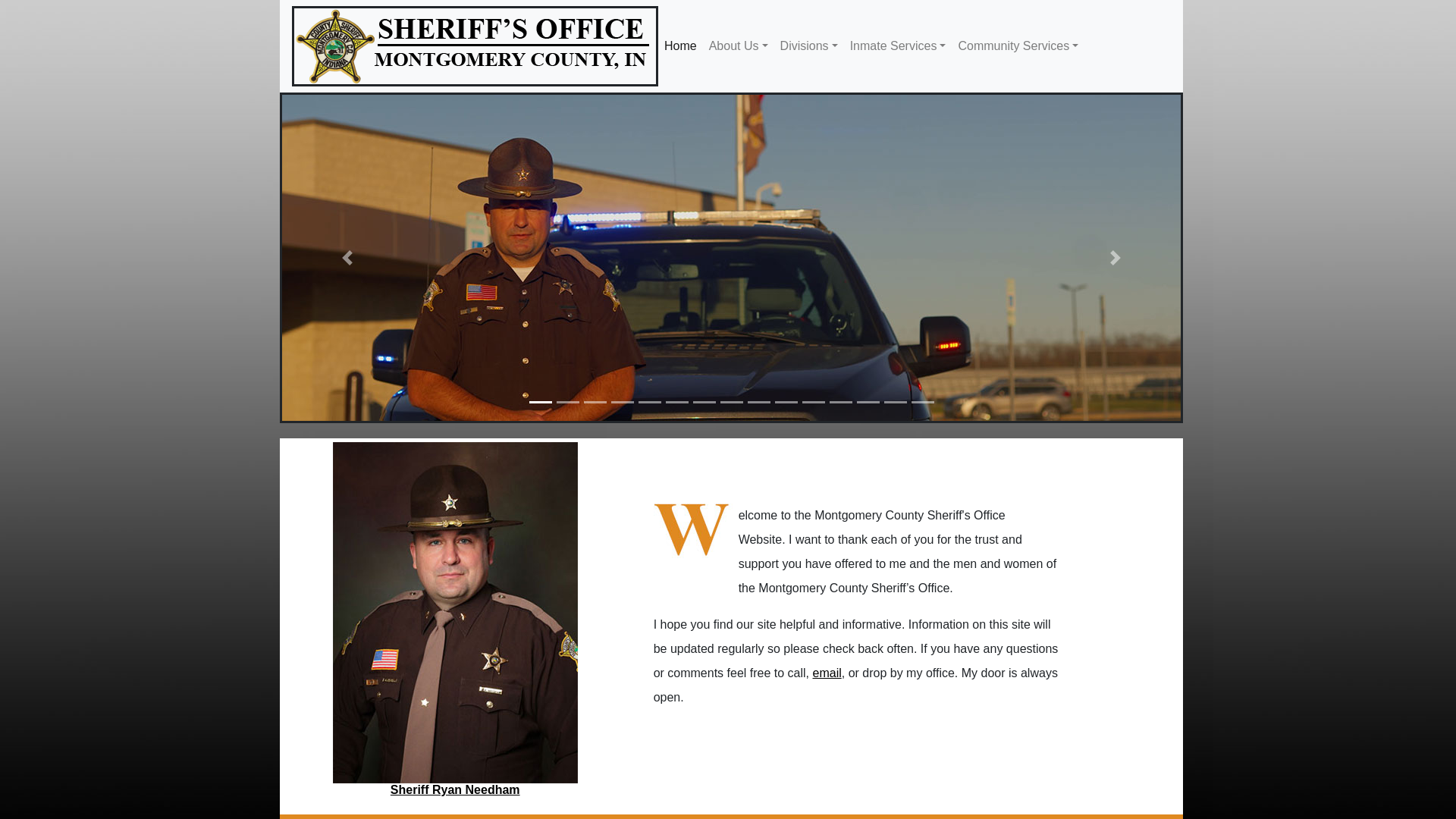 Welcome to the Montgomery County Sheriff