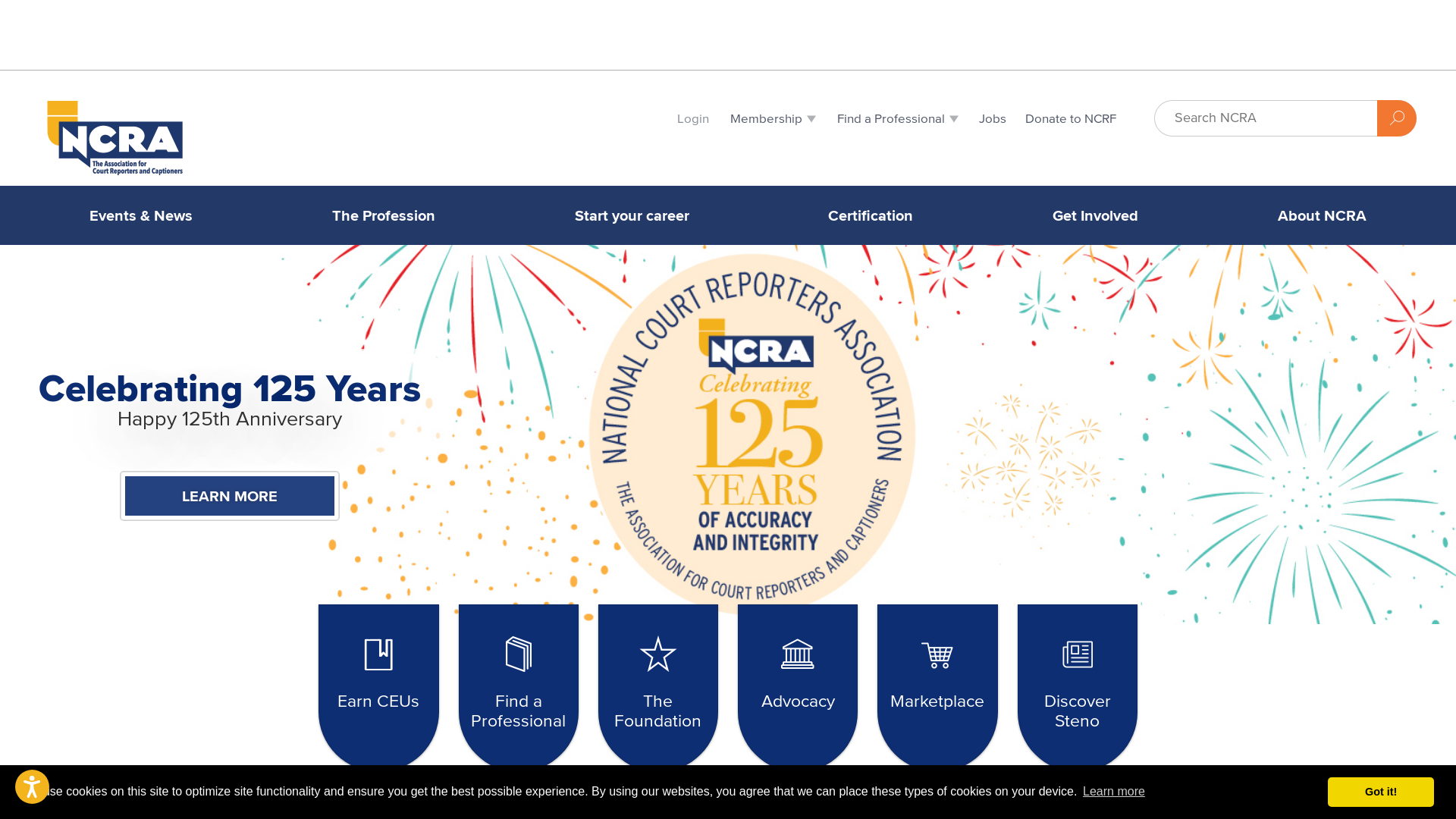 Celebrating 125 Years | NCRA